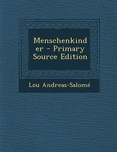 Menschenkinder - Primary Source Edition