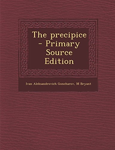 The Precipice - Primary Source Edition