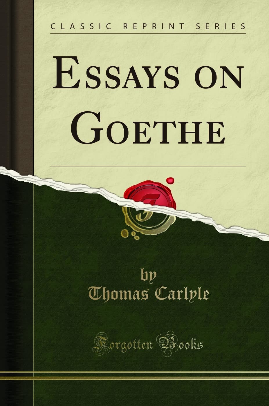 Essays On Goethe (1888)