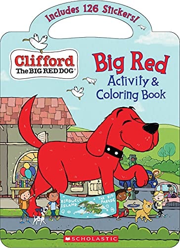 Big Red Activity and Coloring Book (Clifford the Big Red Dog)