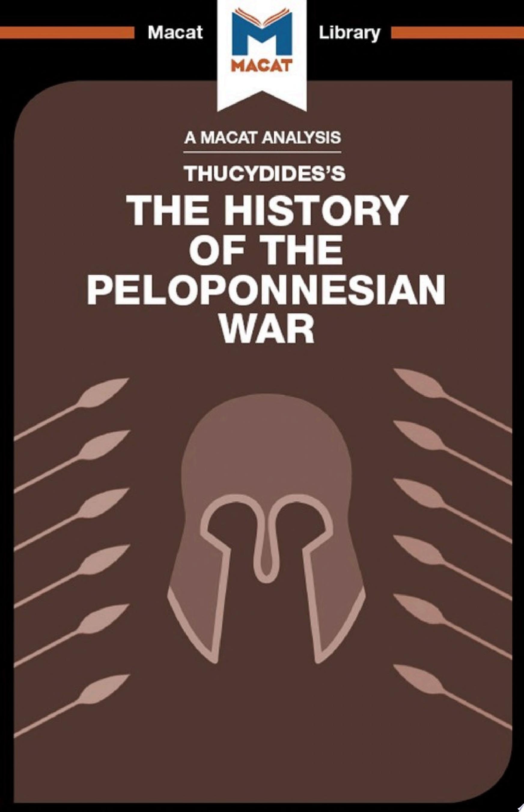 An Analysis of Thucydides's History of the Peloponnesian War
