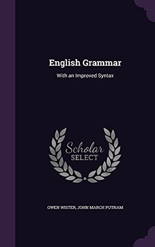 English Grammar With an Improved Syntax