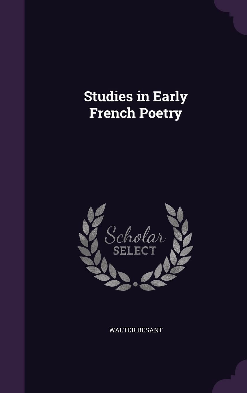 Studies in Early French Poetry