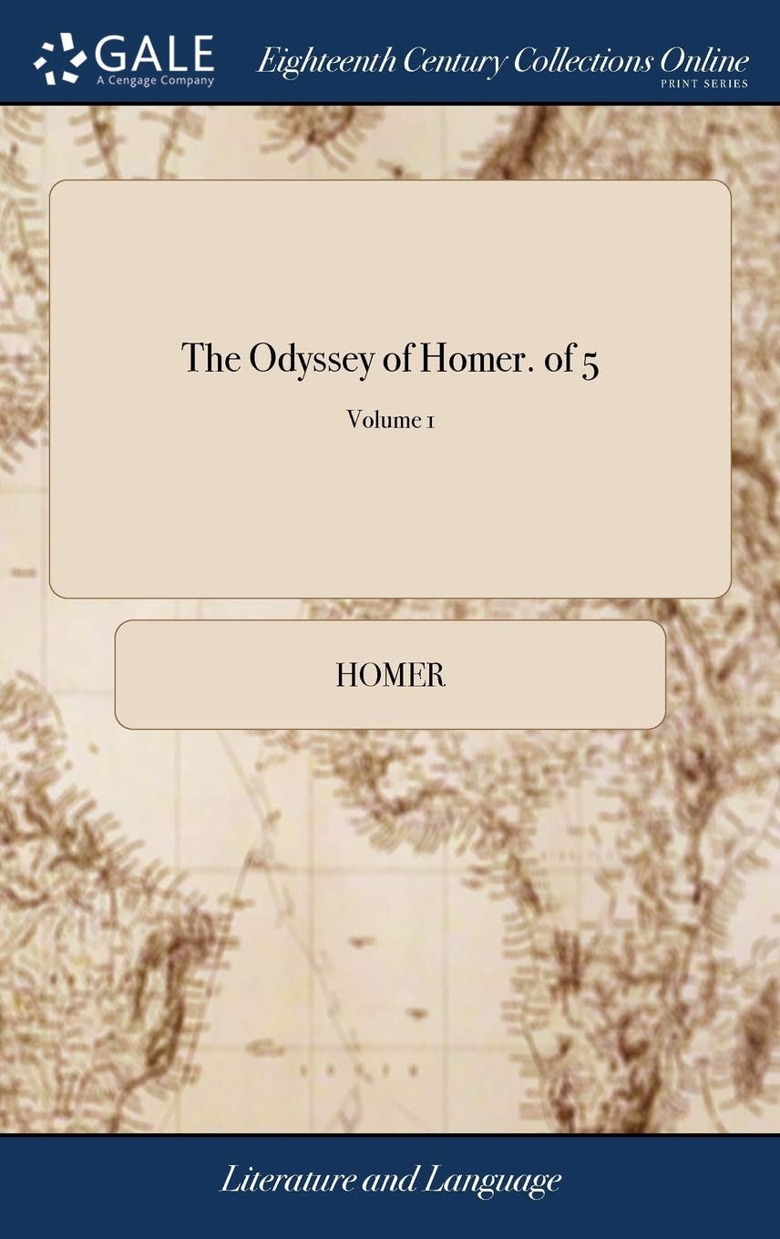 The Odyssey of Homer. Volume 3 of 5