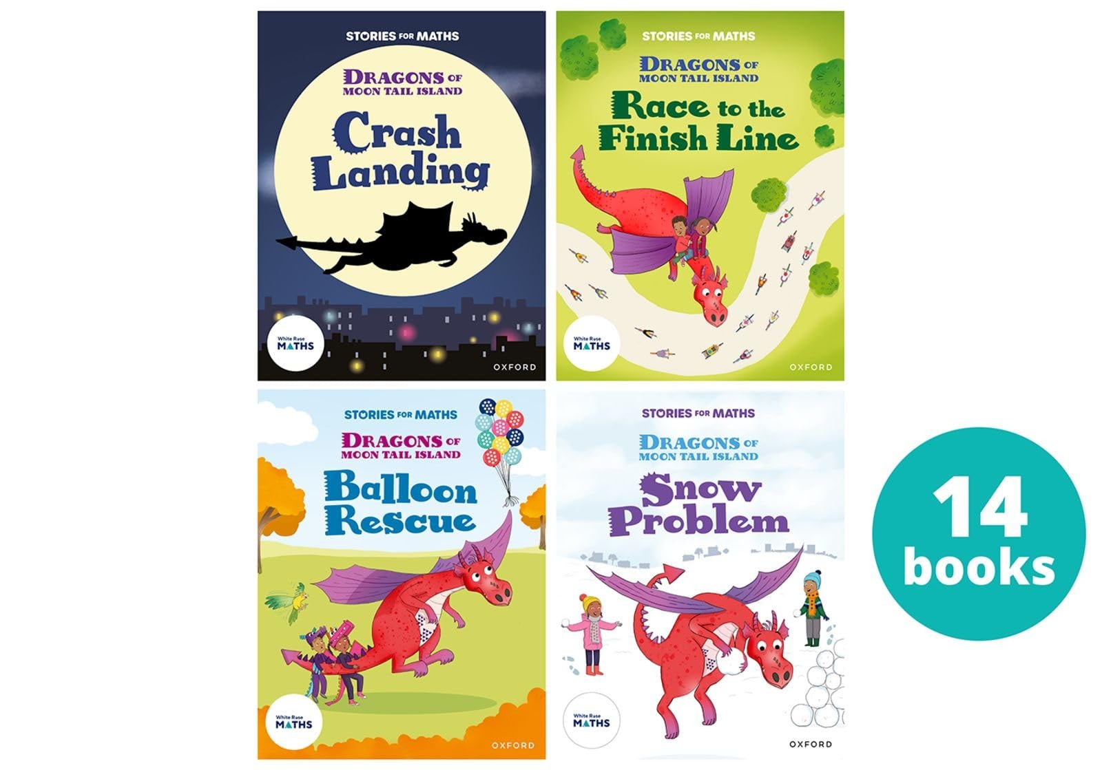 Stories for Maths: Oxford Reading Levels 7-8: Dragons of Moontail Island Y2-P3