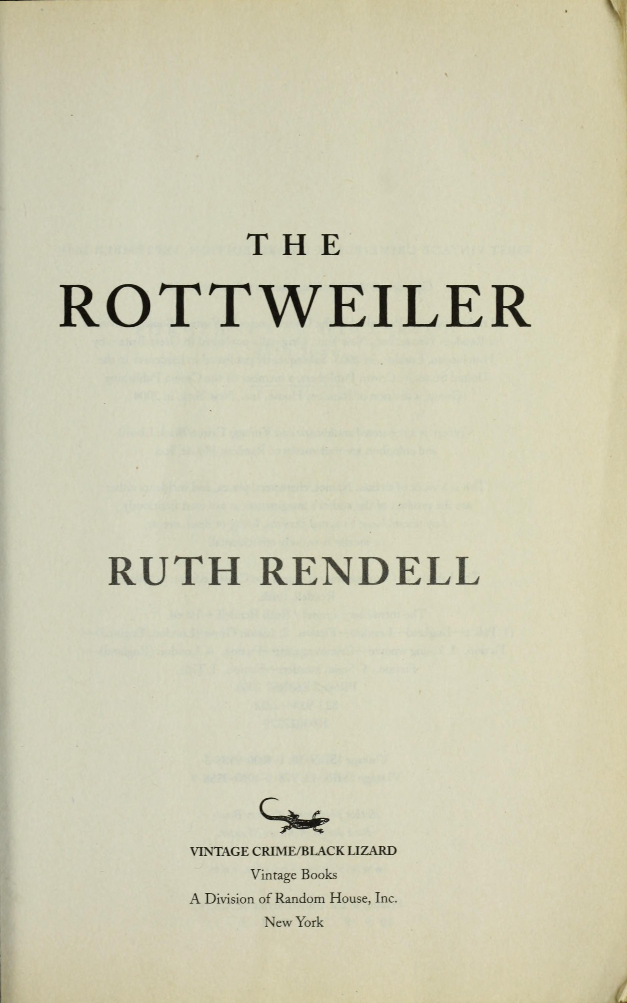 The Rottweiler