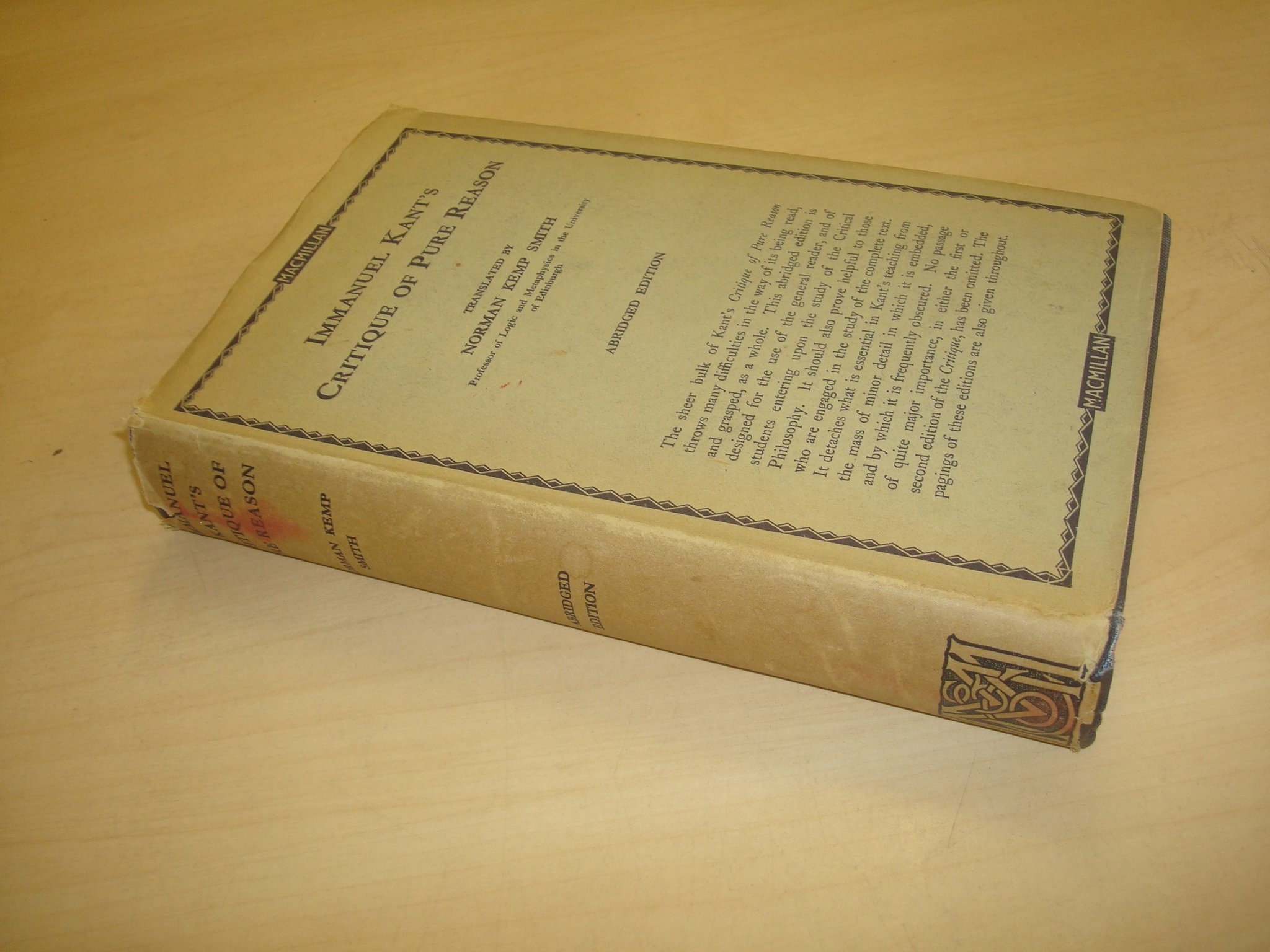 Critique of Pure Reason