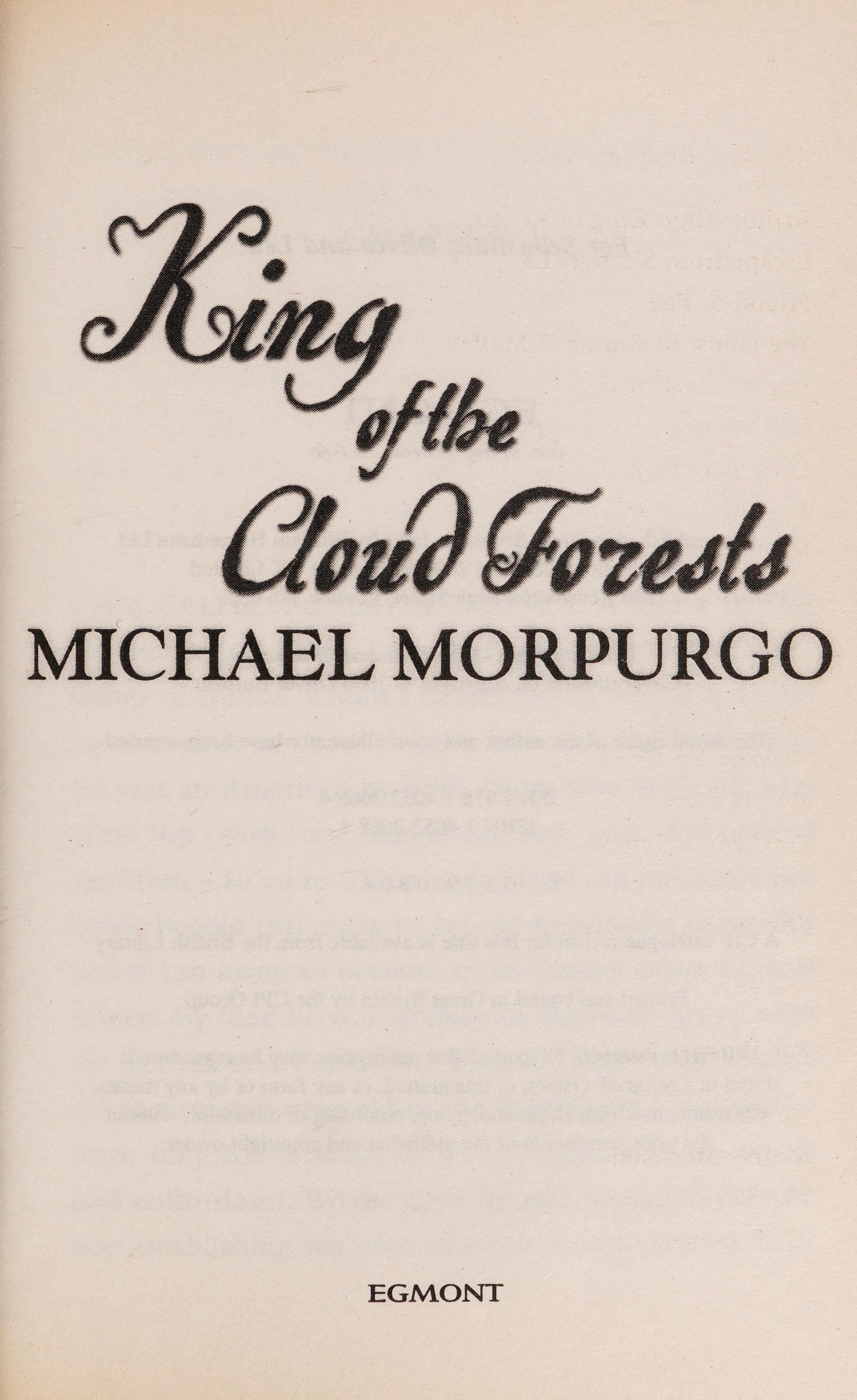 King of the Cloud Forests
