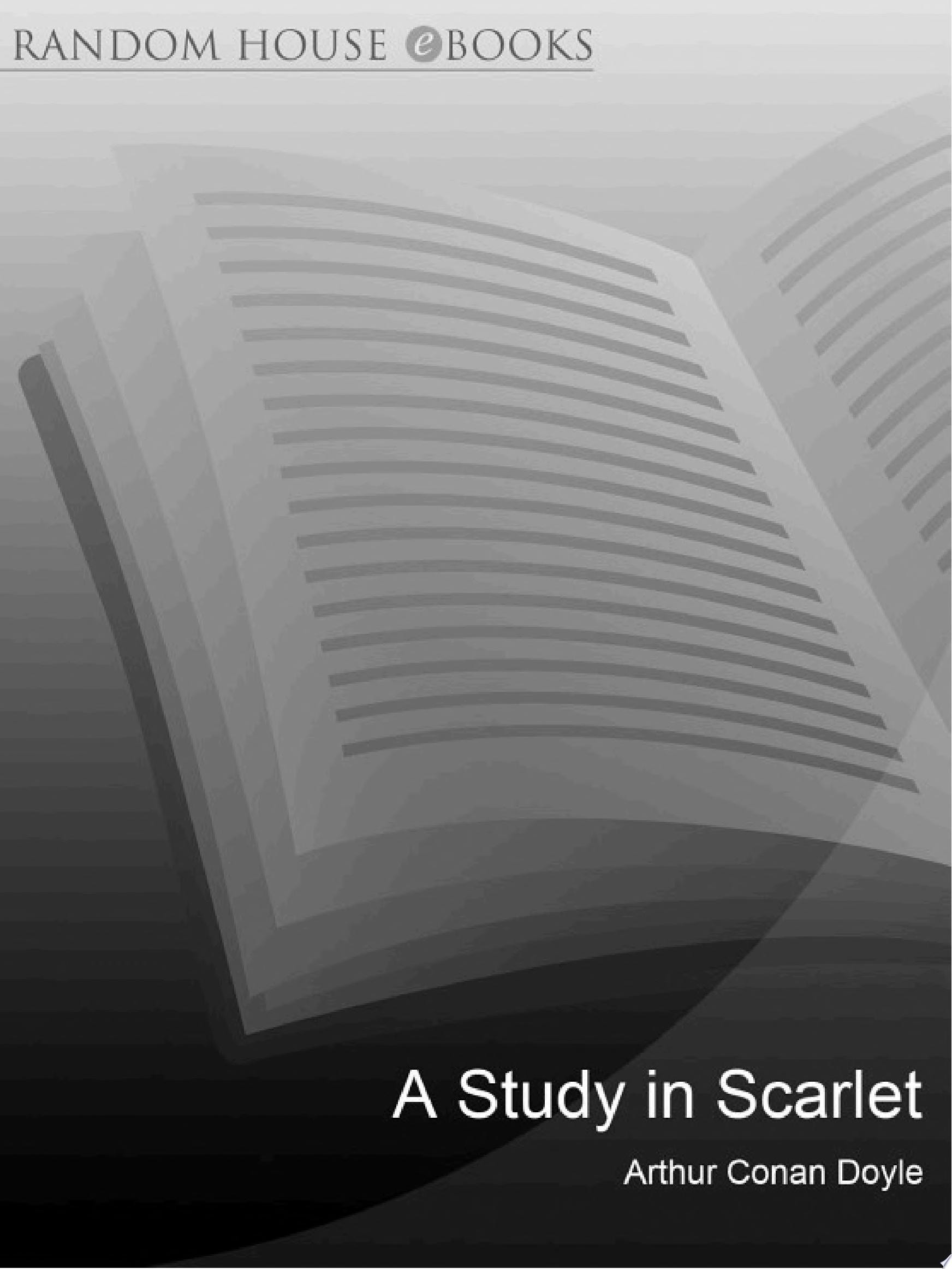A Study in Scarlet