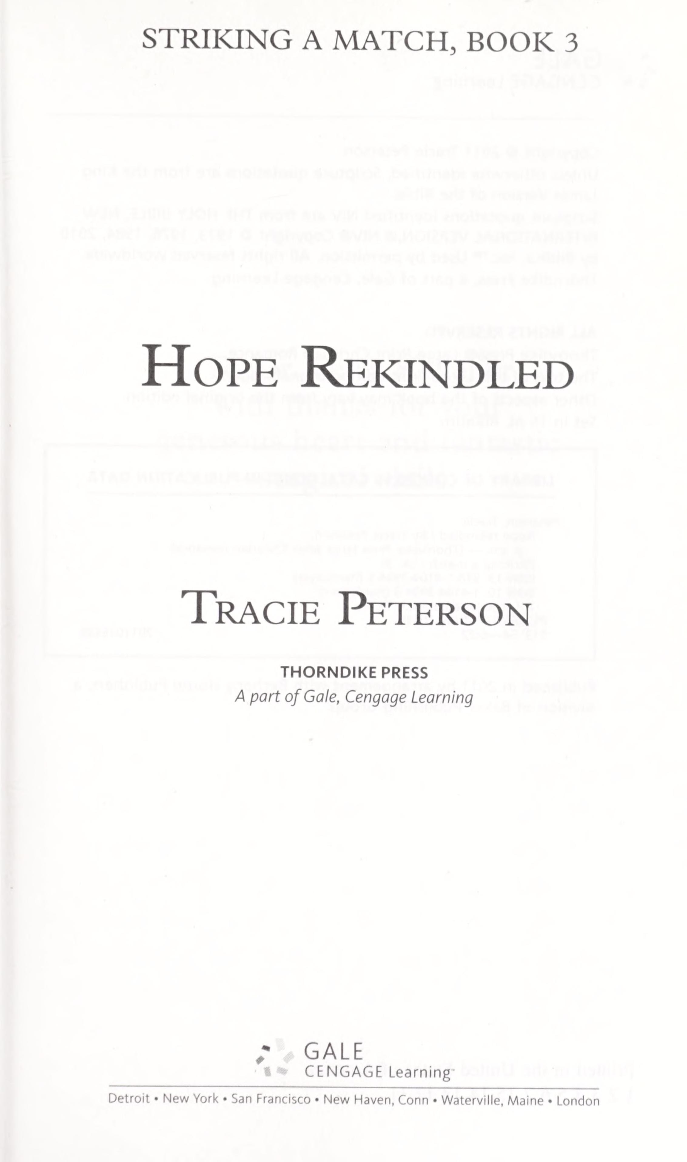 Hope Rekindled