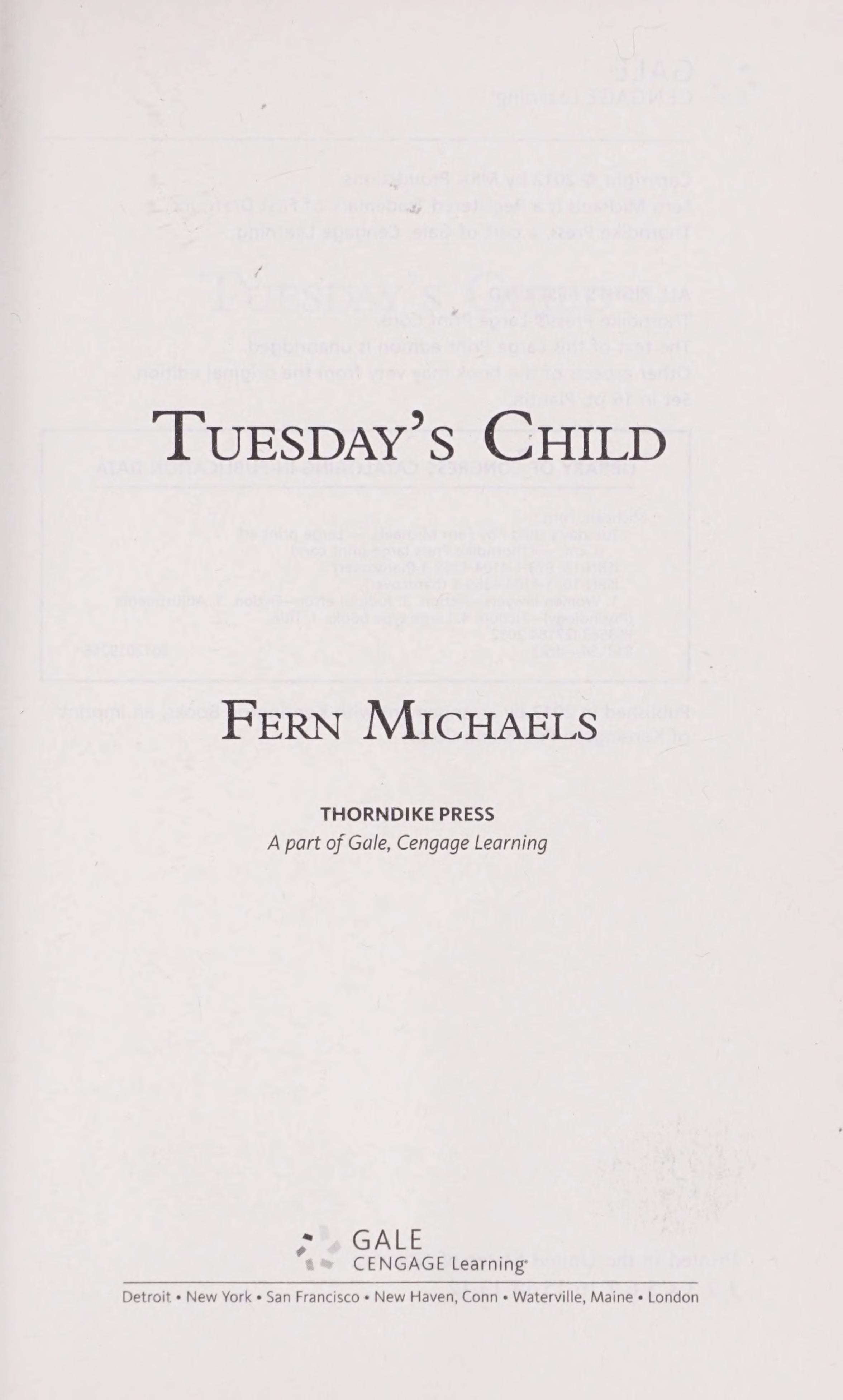 Tuesday's Child