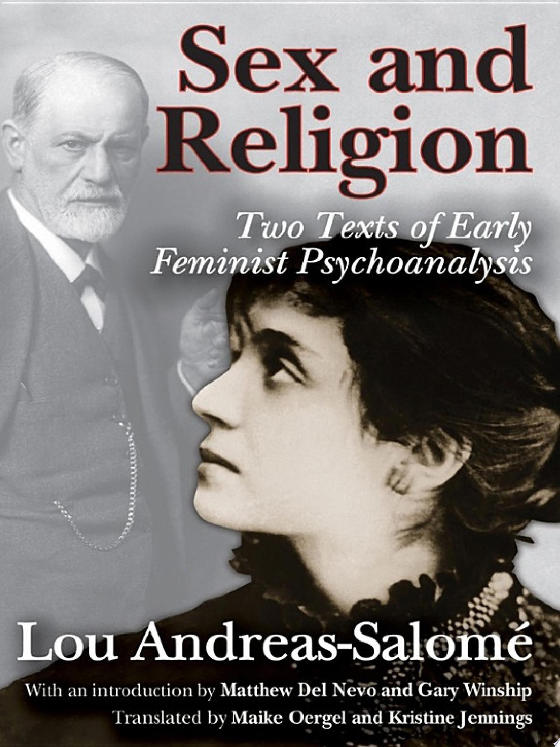 Sex and Religion Two Texts of Early Feminist Psychoanalysis