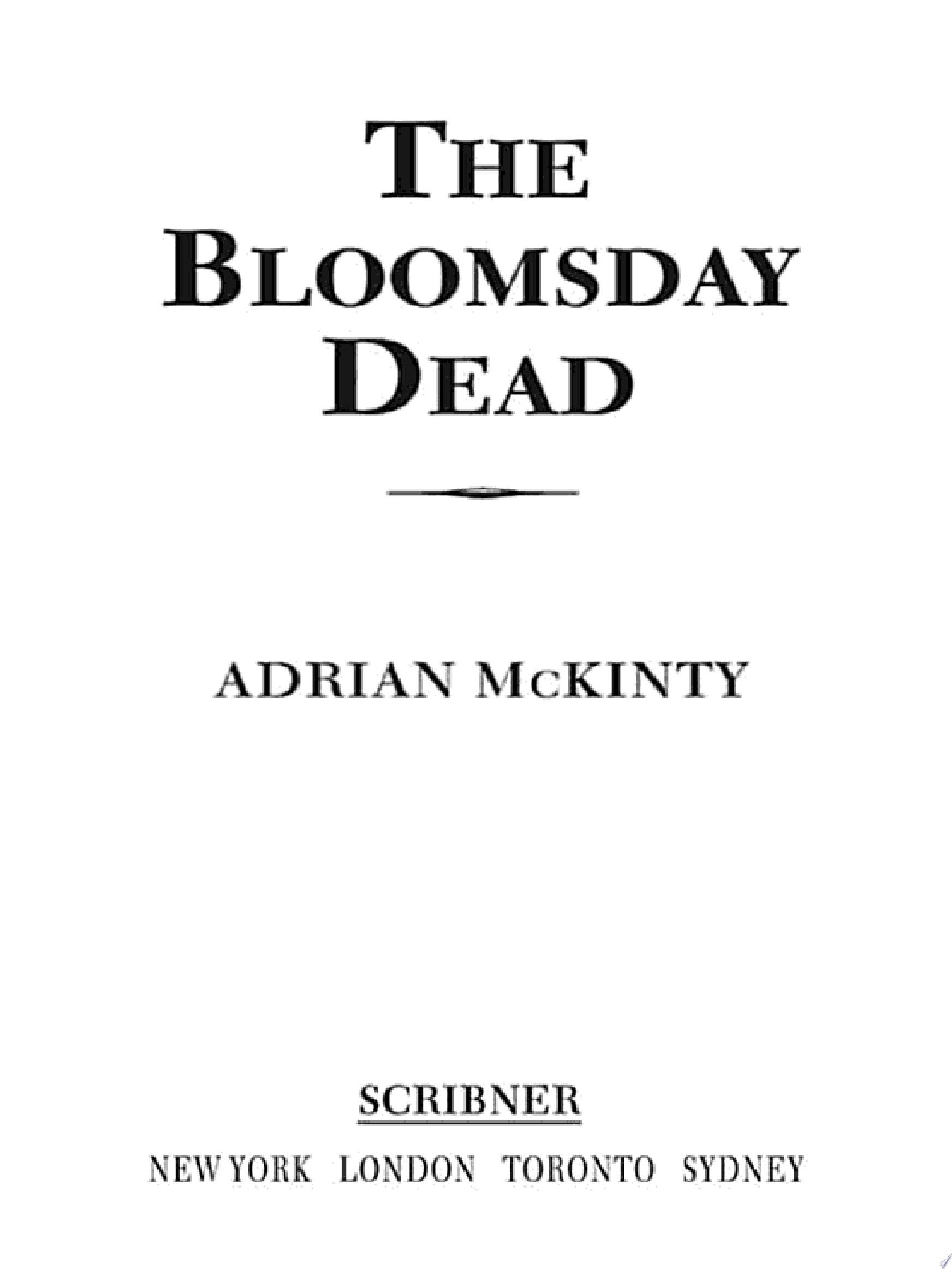 The Bloomsday Dead