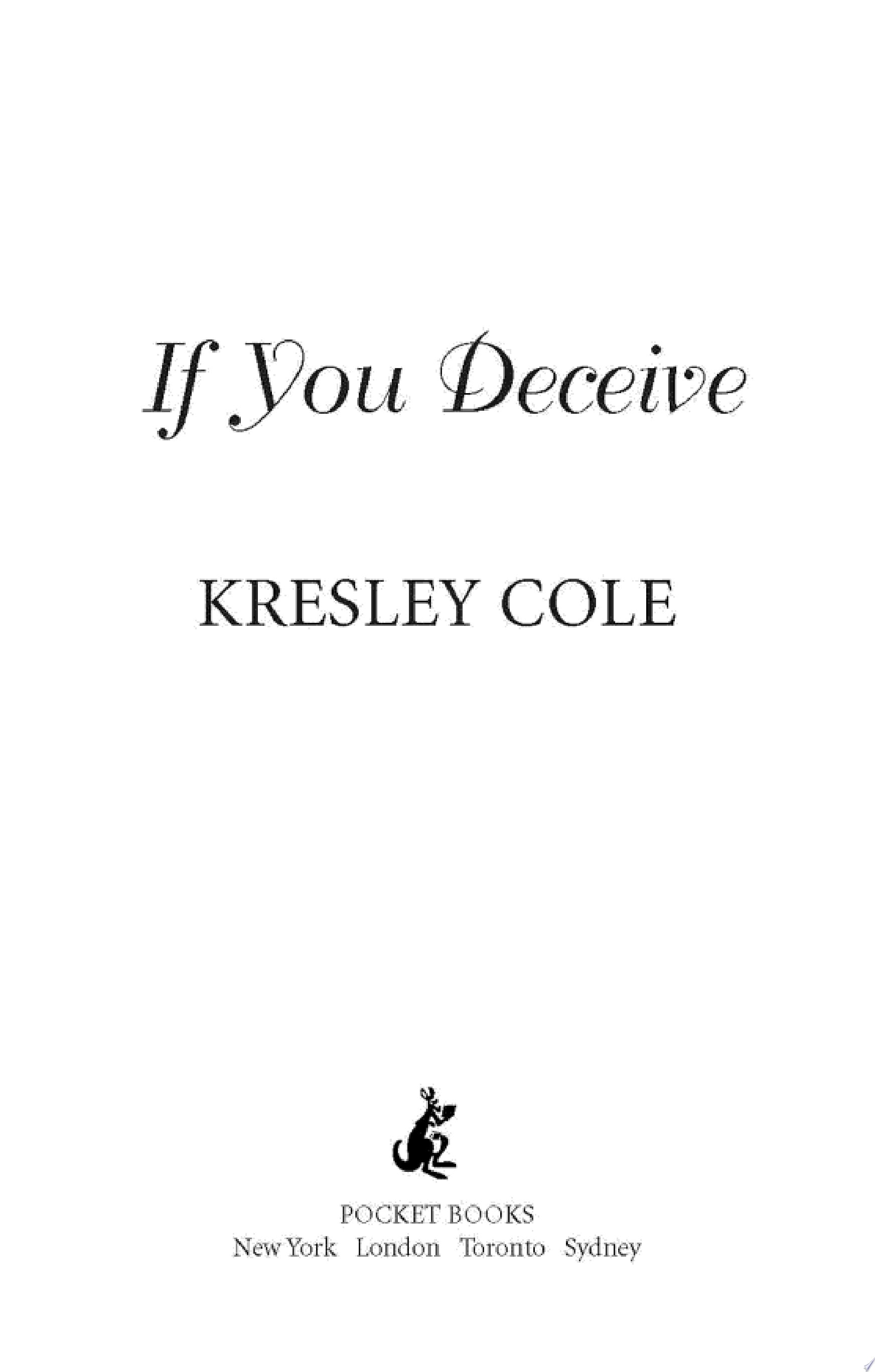If You Deceive