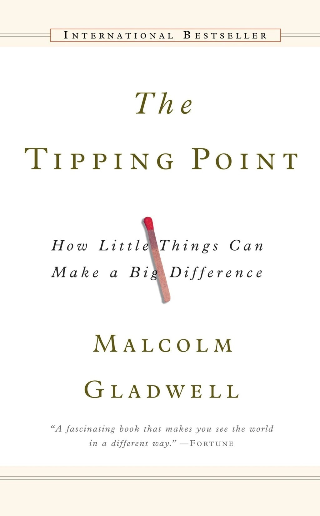 The Tipping Point How Little Things Can Make a Big Difference