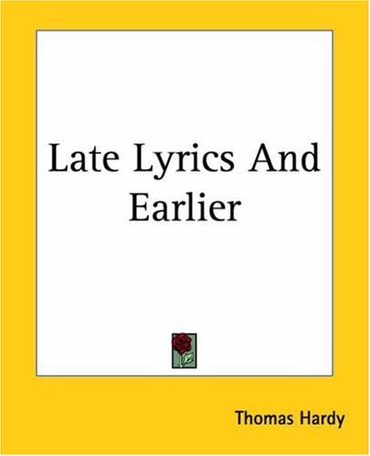 Late Lyrics And Earlier