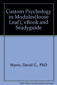 Custom Psychology in Modules, Ebook and Studyguide