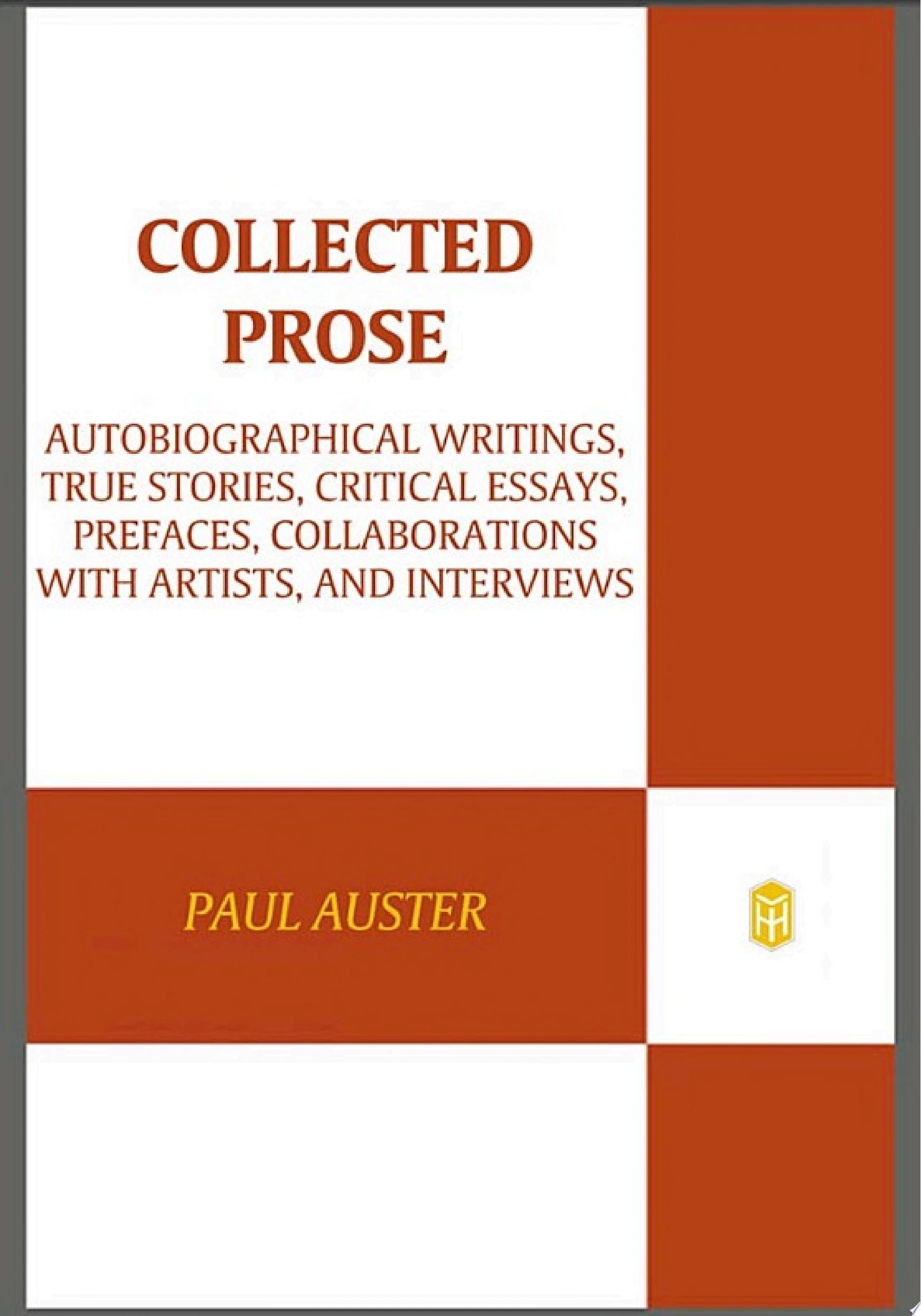 Collected Prose