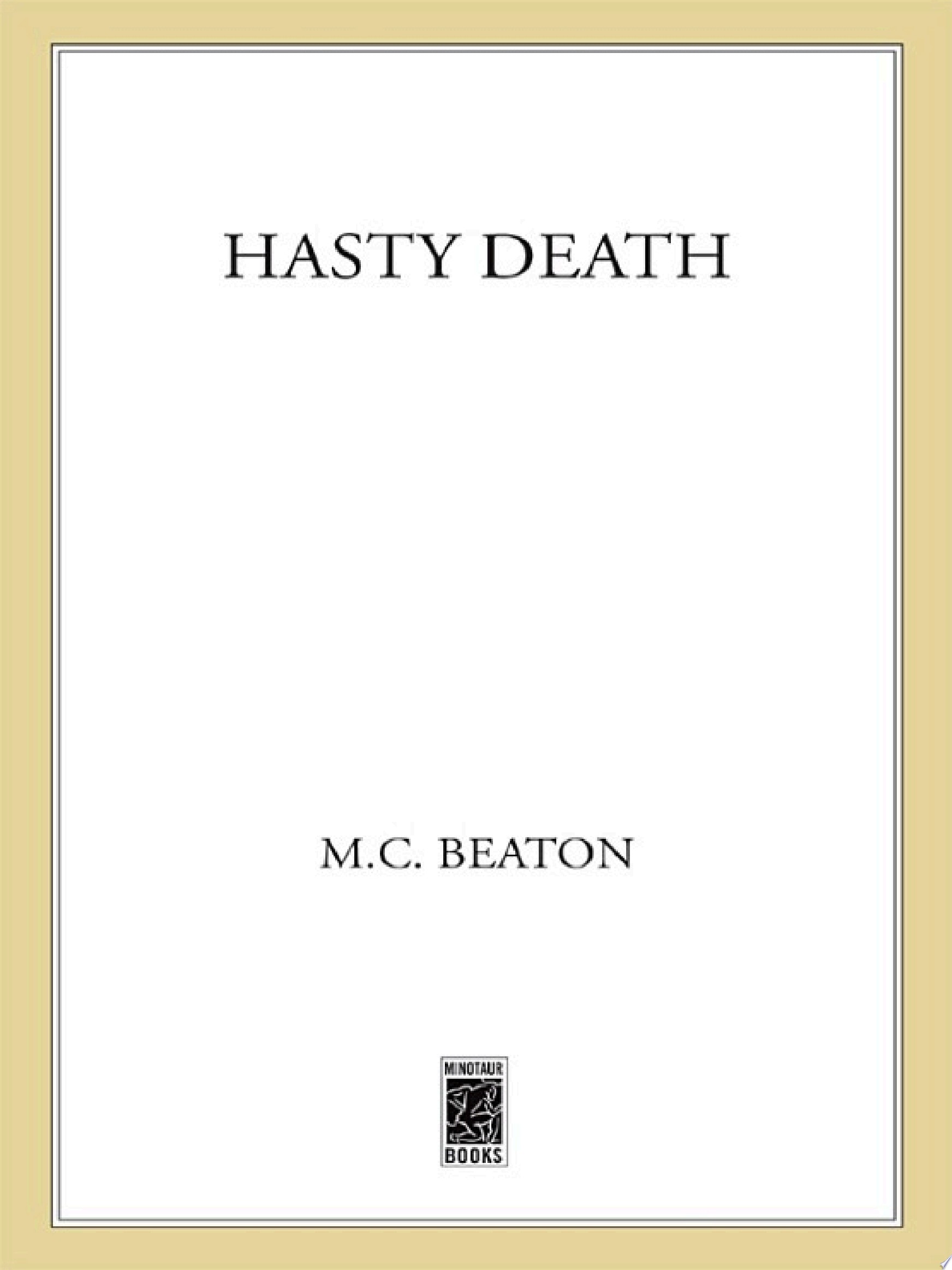 Hasty Death