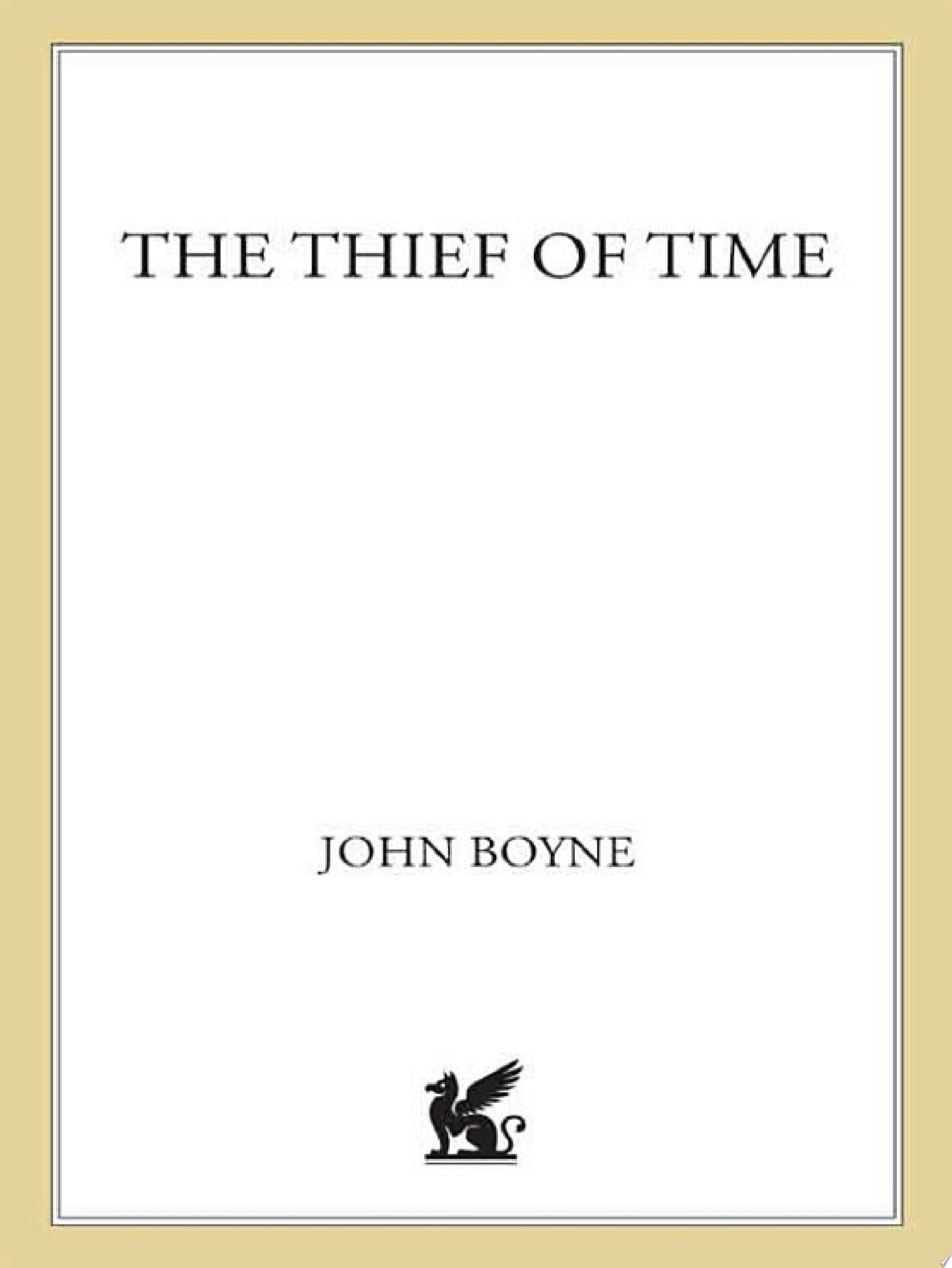 The Thief of Time