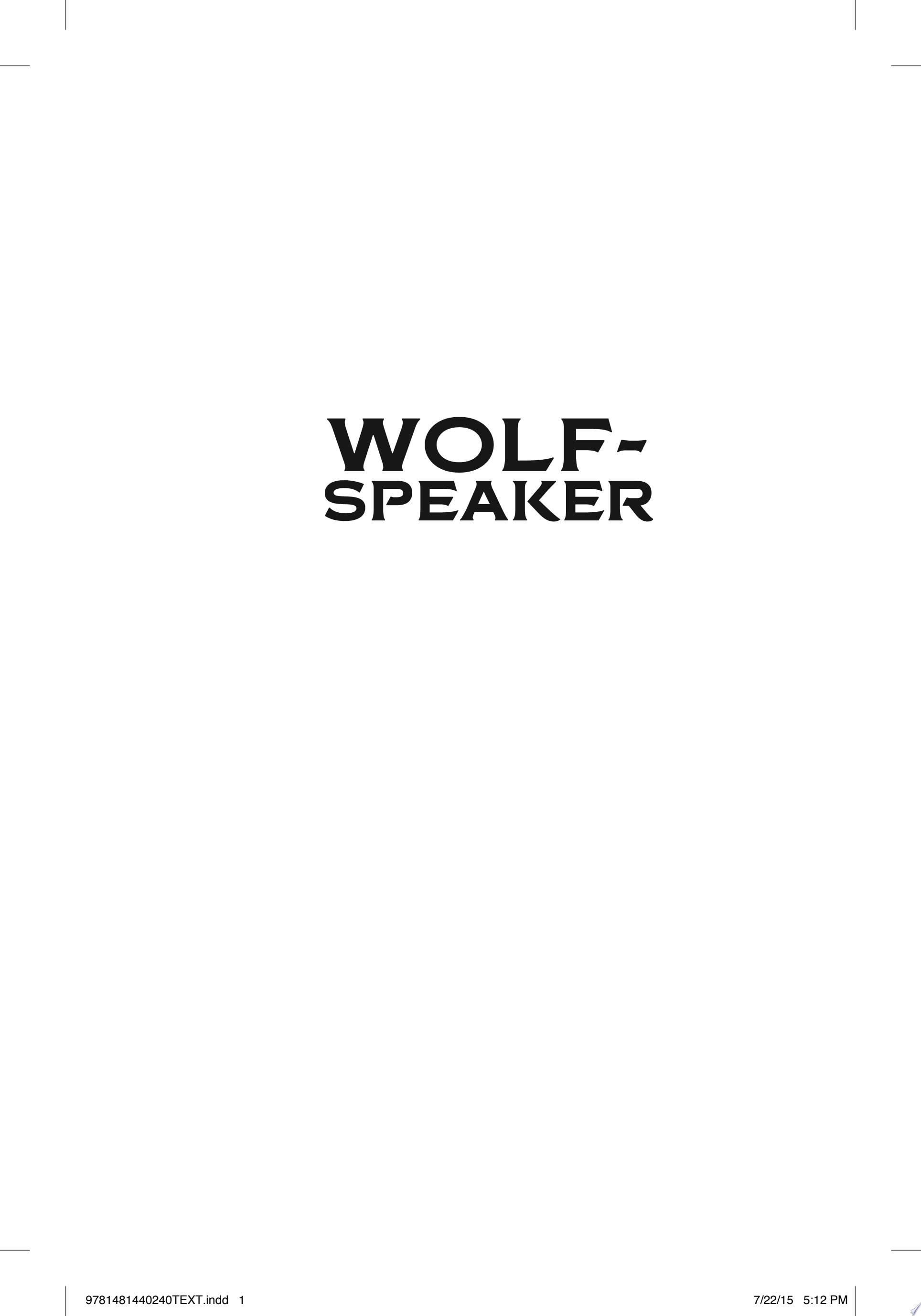Wolf-speaker