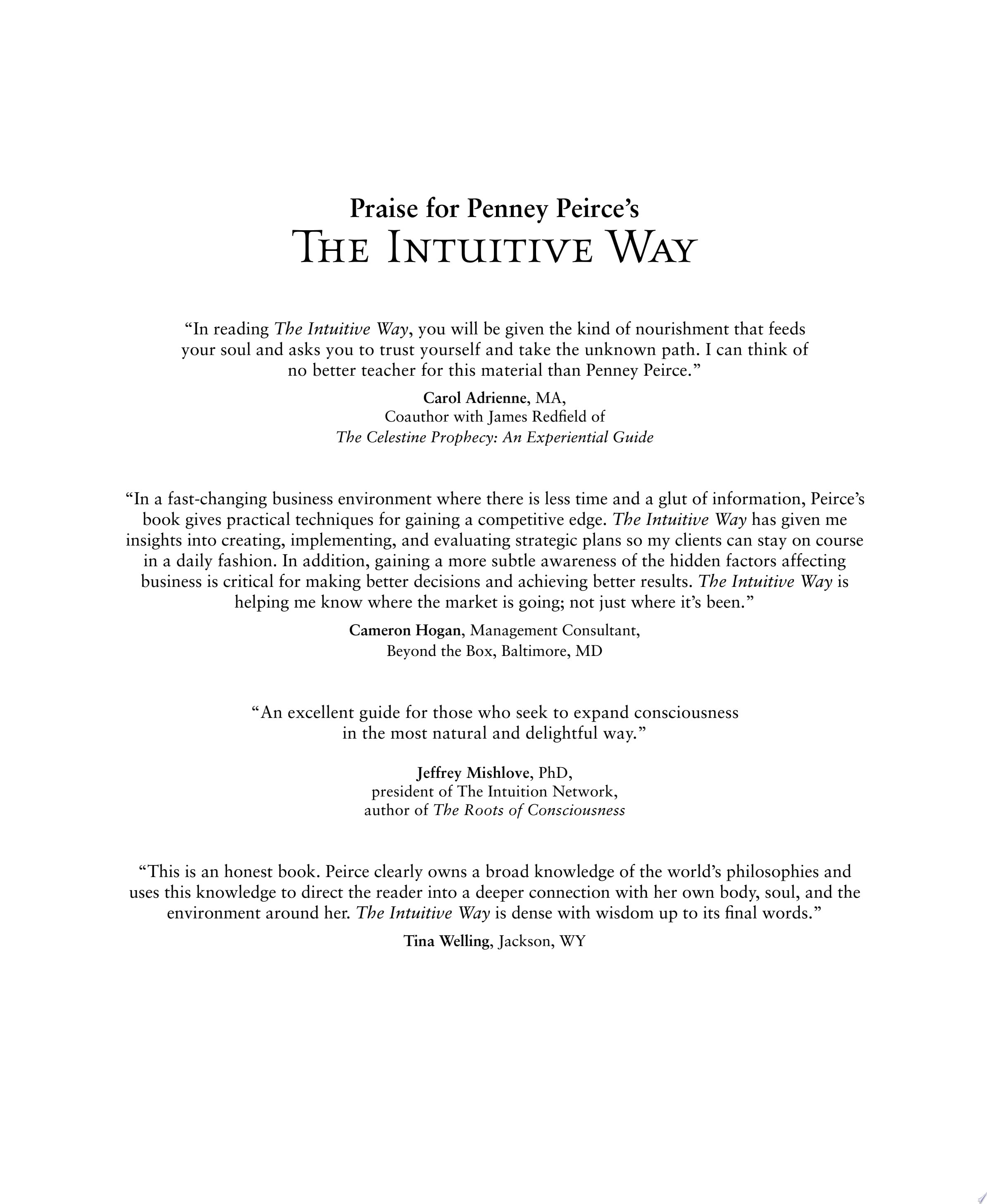 The Intuitive Way