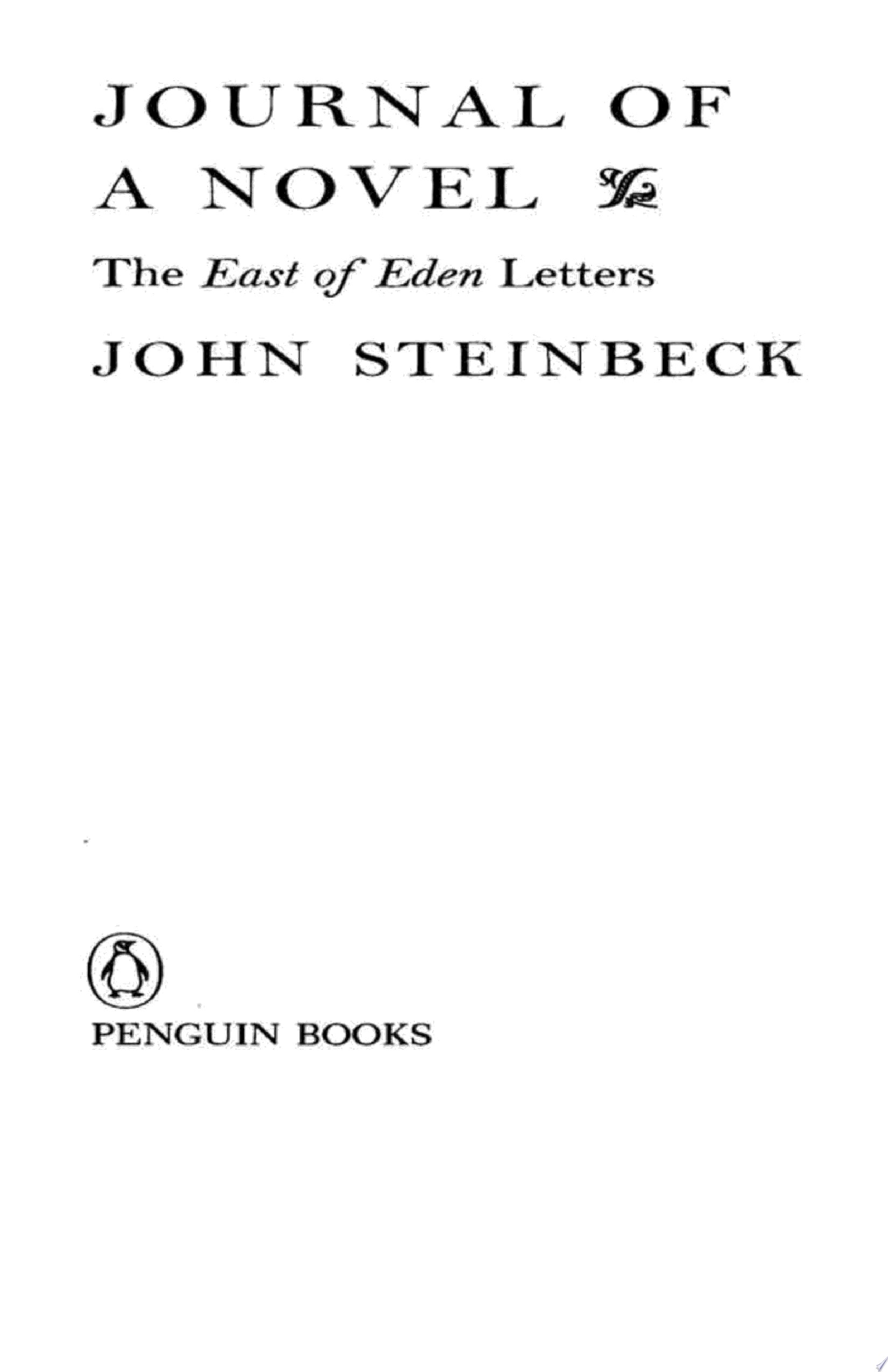 Journal of a Novel