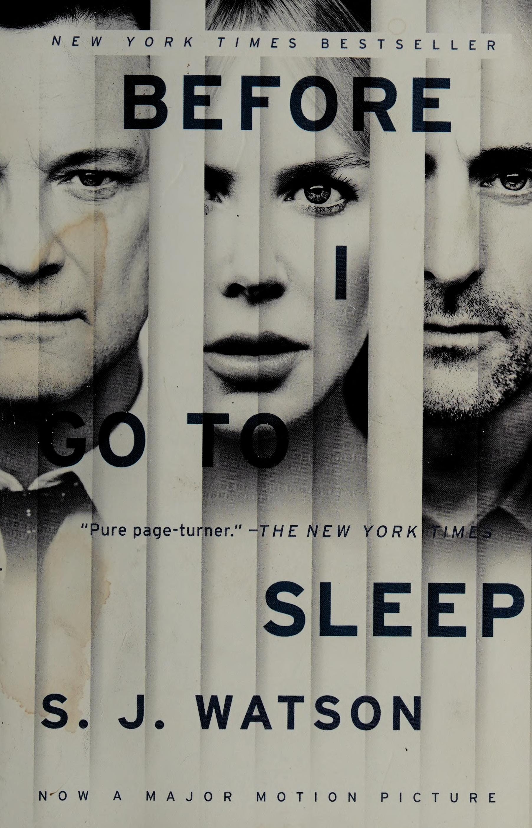 Before I Go To Sleep Movie Tie In