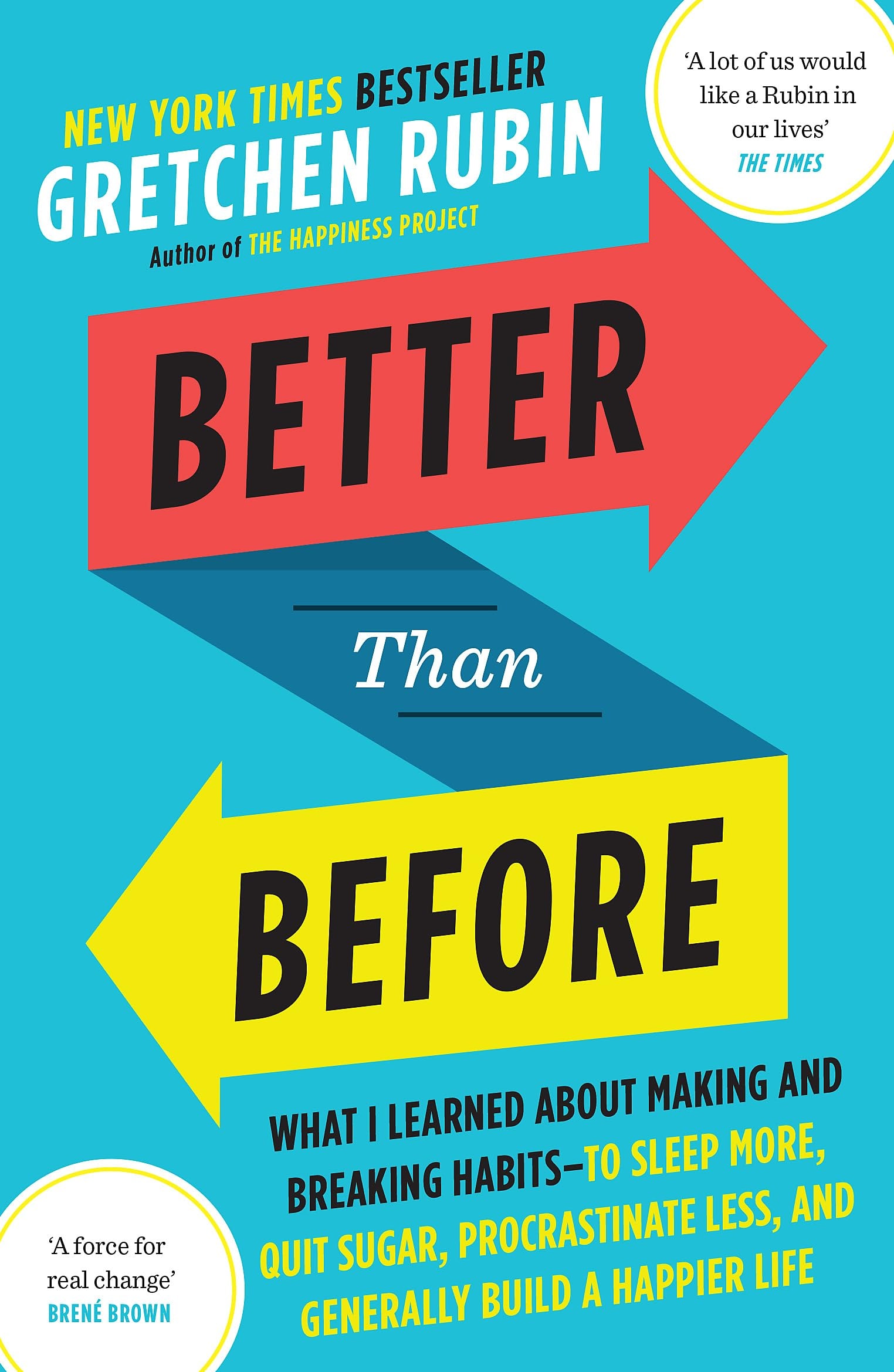Better Than Before What I Learned about Making and Breaking Habits--To Sleep More, Quit Sugar, Procrastinate Less, and Generally Build a Happier Life