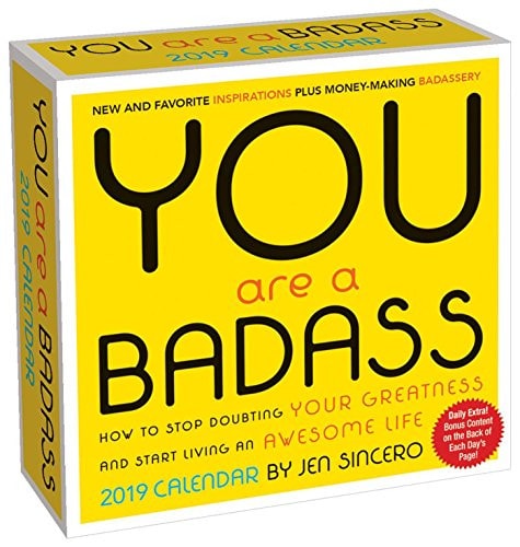 You Are a Badass 2019 Day-To-Day Calendar