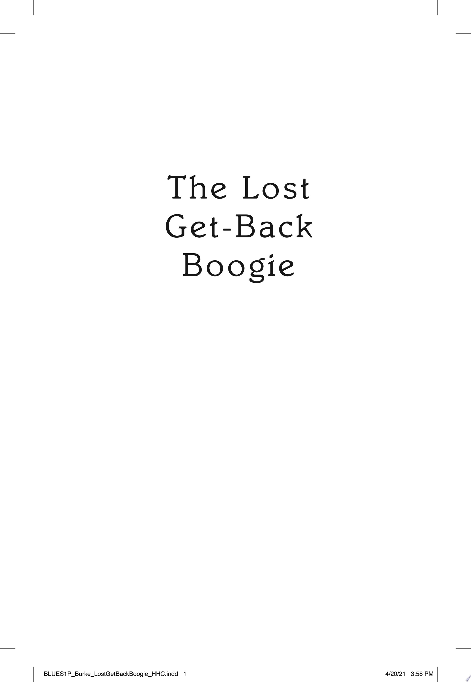 The Lost Get-Back Boogie