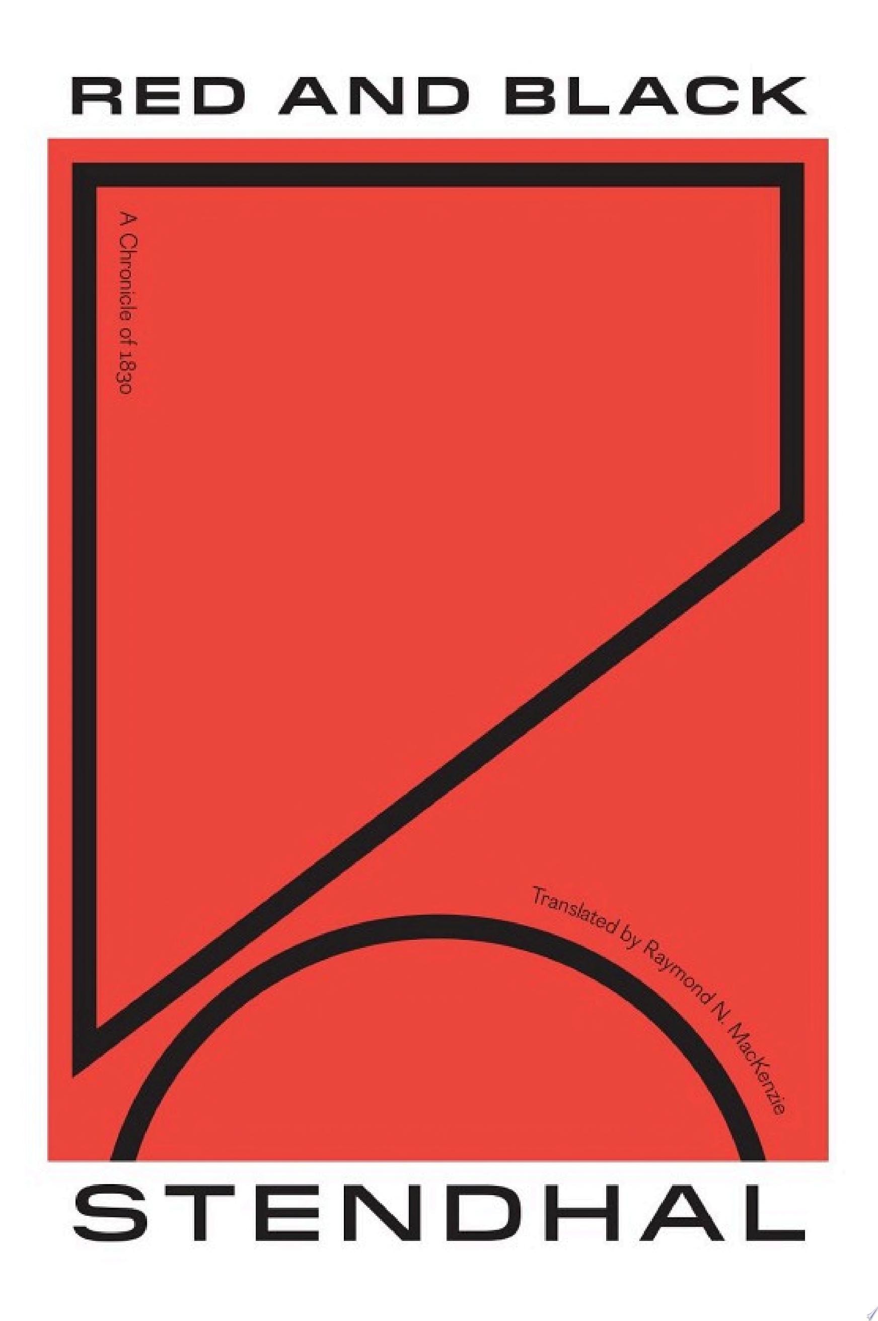 Red and Black A Chronicle of 1830