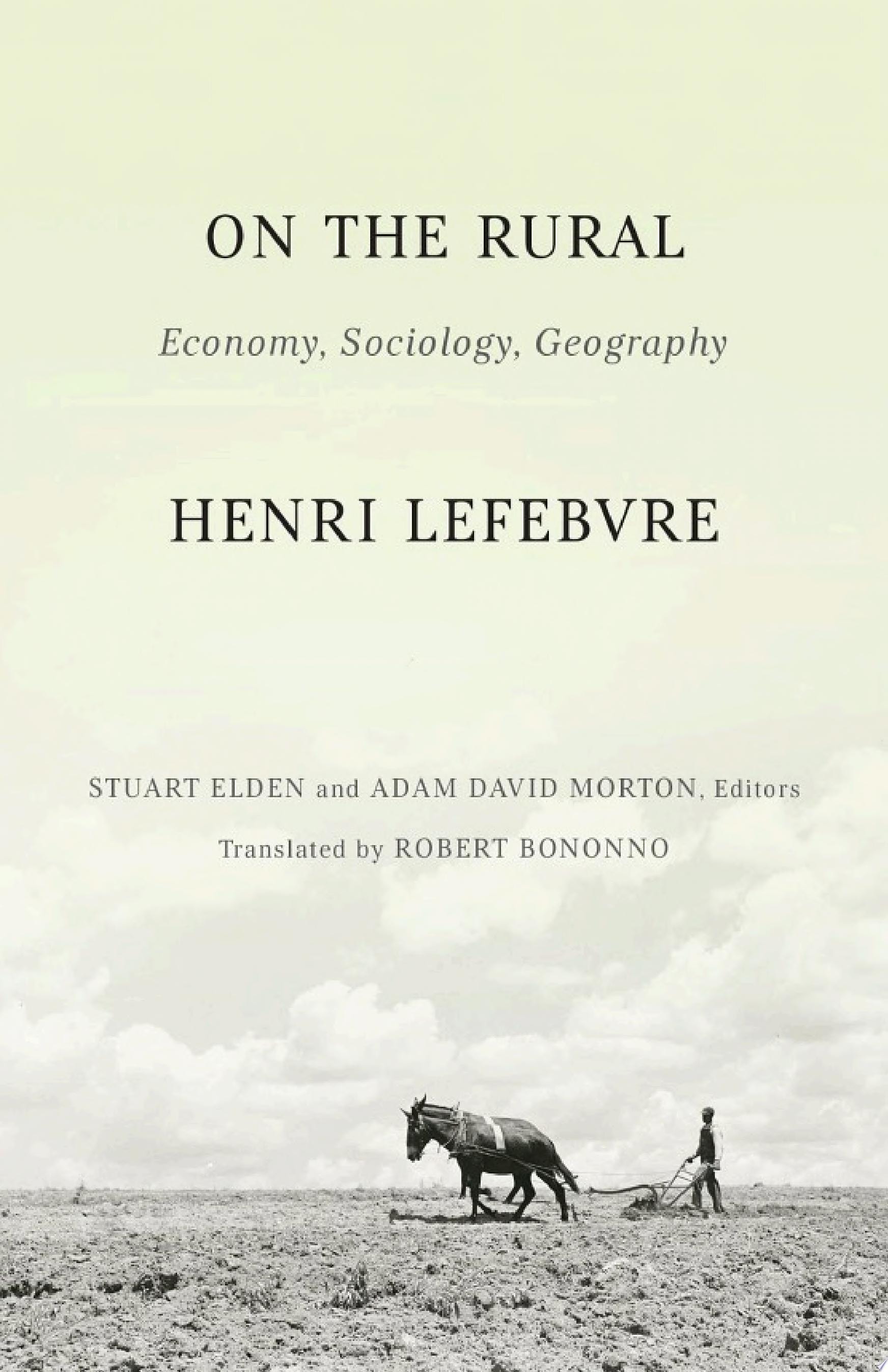 On the Rural Economy, Sociology, Geography