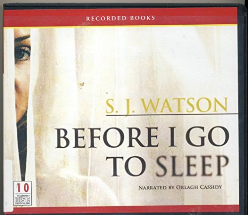 Before I Go To Sleep by S. J. Watson