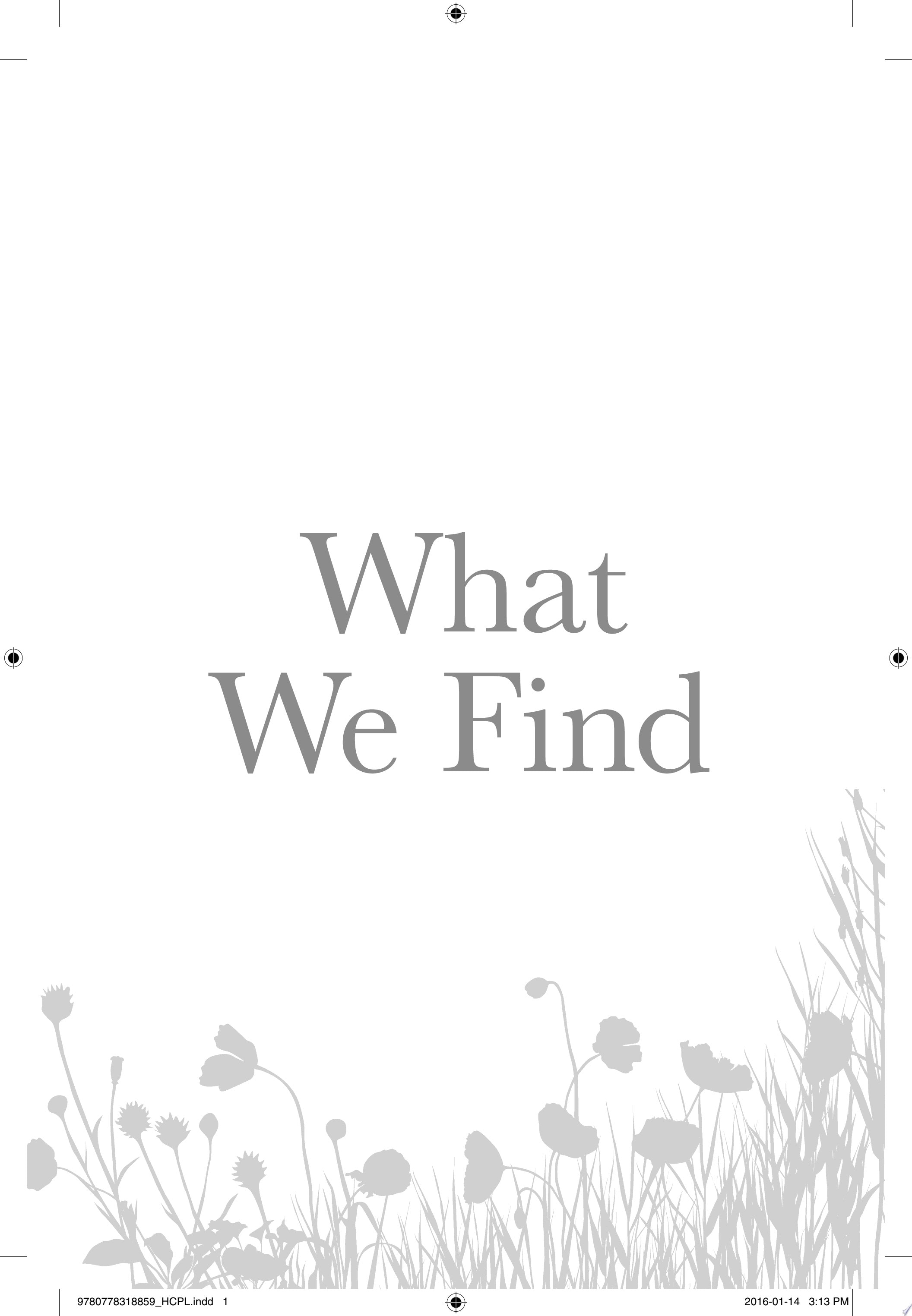 What We Find