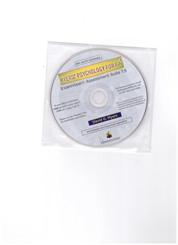 Myer's Psychology for AP ExamView Assessment Suite 7.5