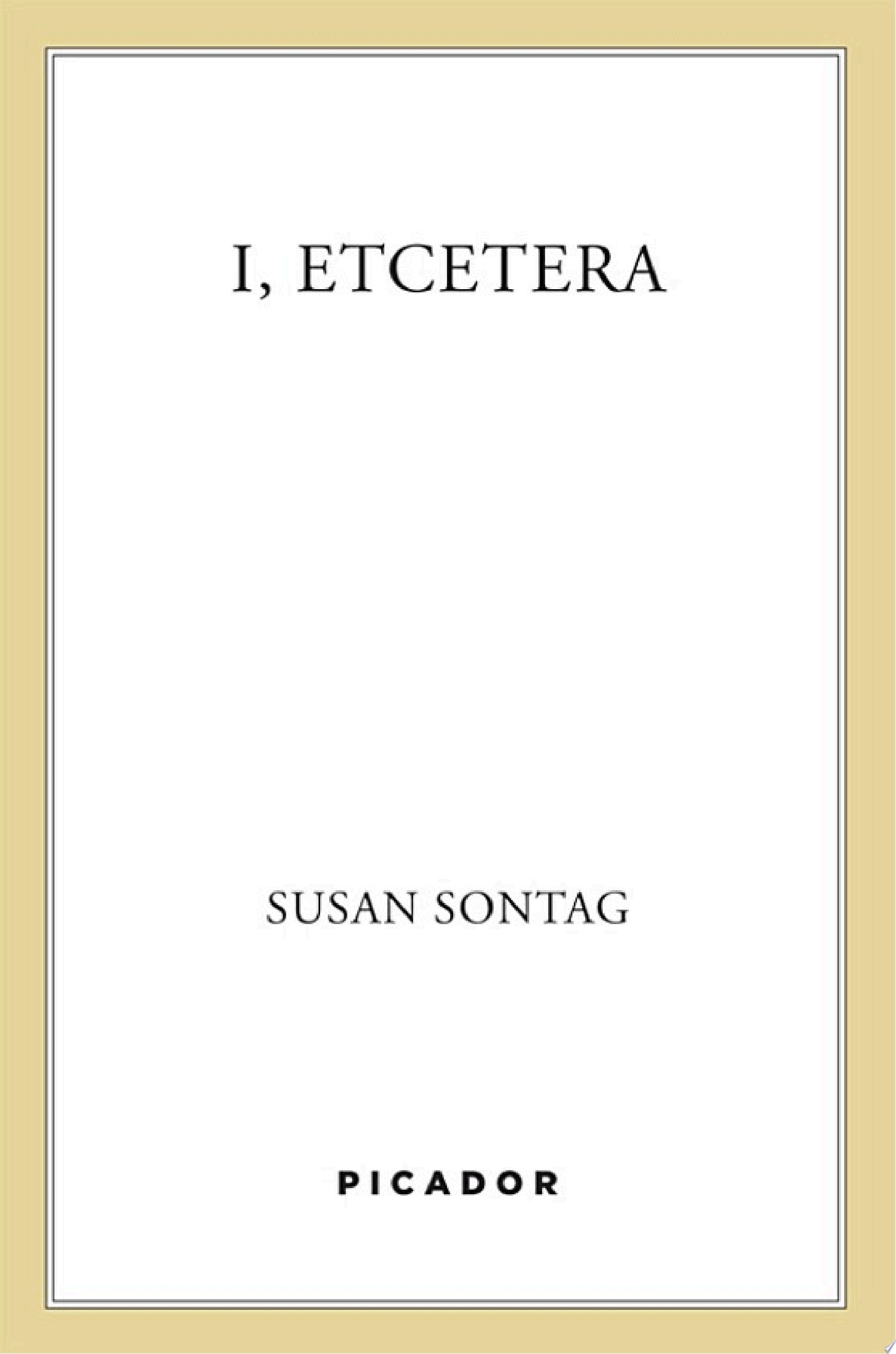 I, Etcetera