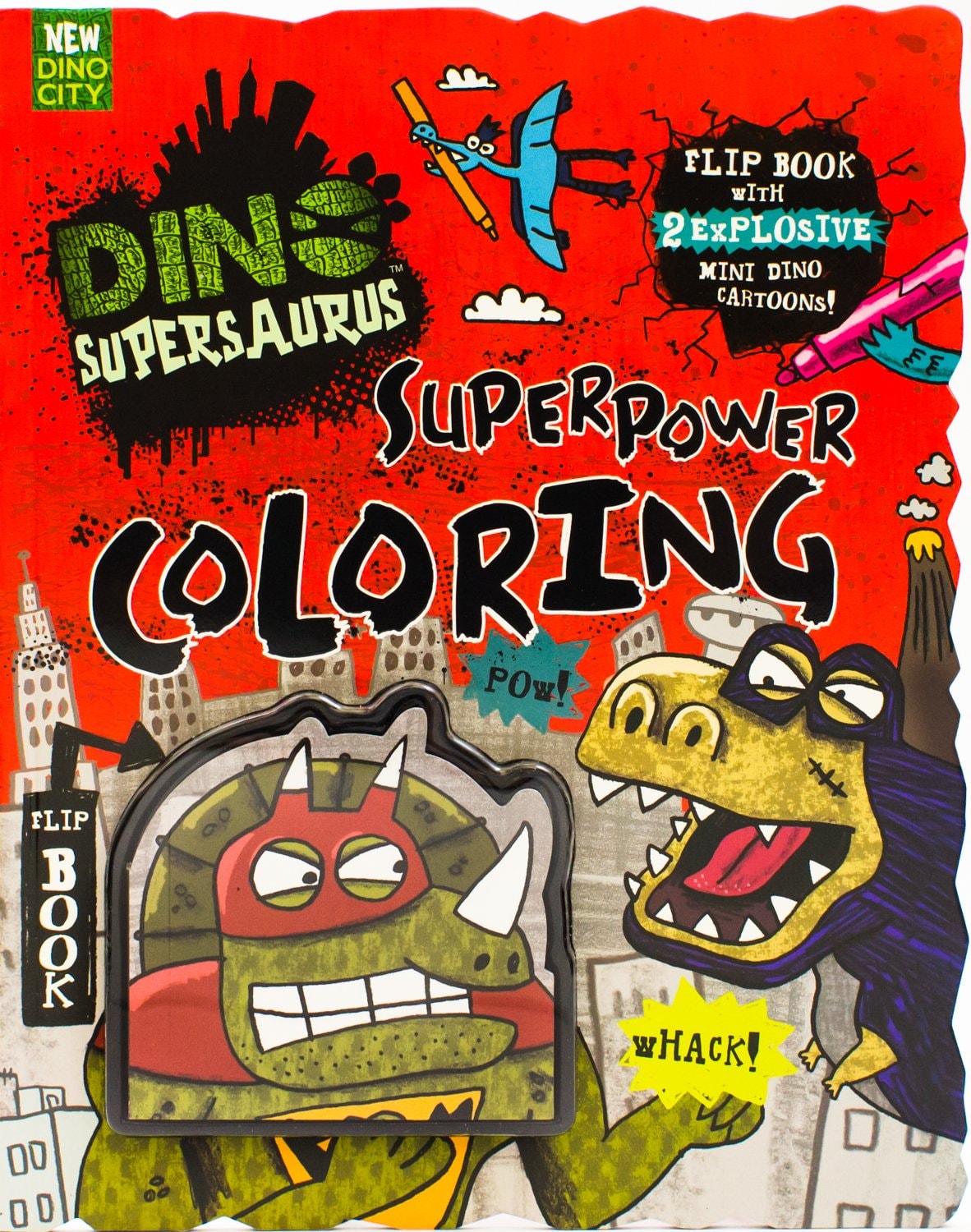 Dino Supersauru Superpower Coloring