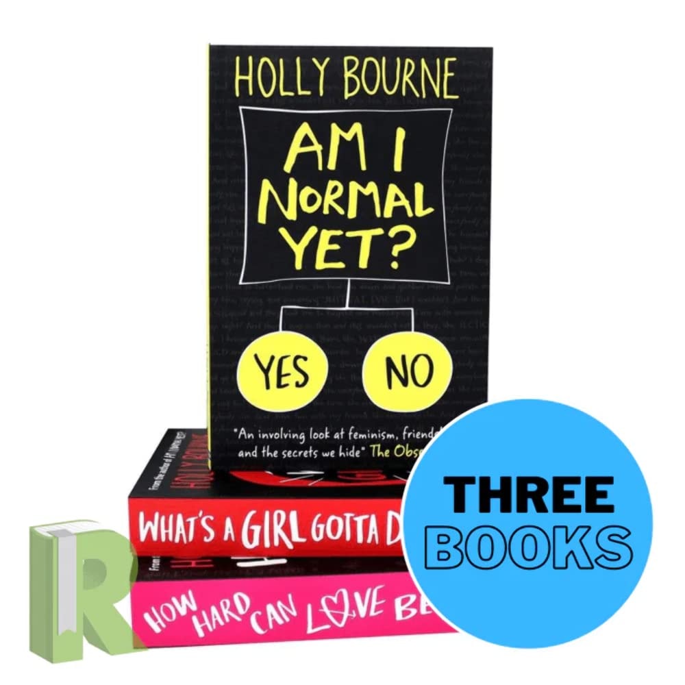 Holly Bourne's The Spinster Club Series 3 Books Collection Set (Am I Normal Yet?,How Hard Can Love Be?, What's A Girl Gotta Do?)