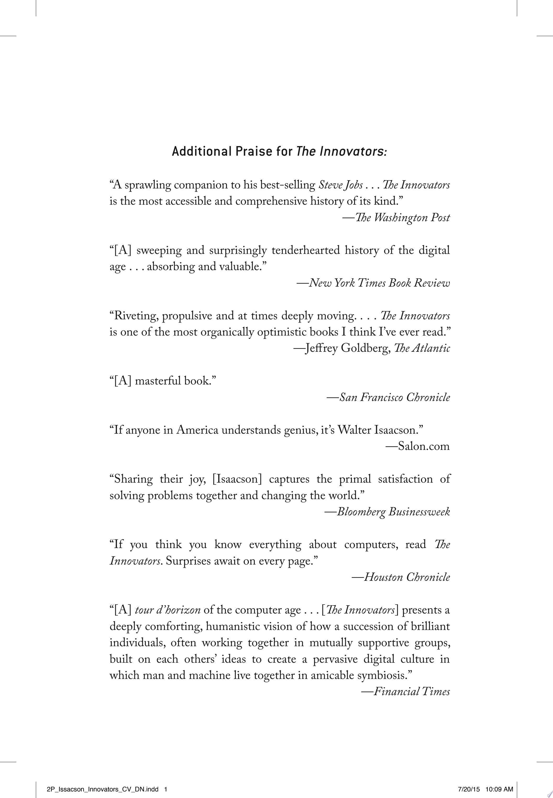 The Innovators