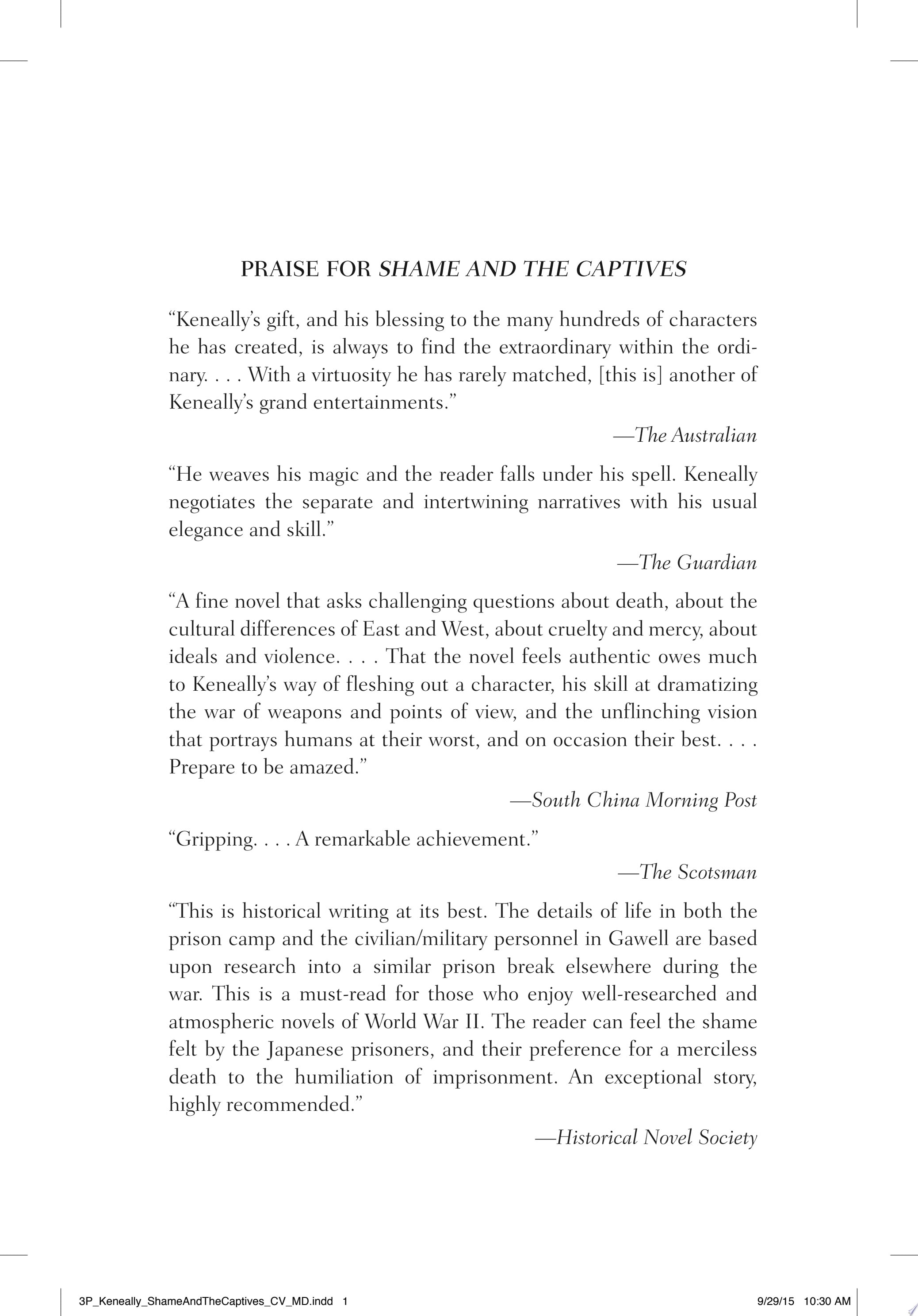 Shame and the Captives