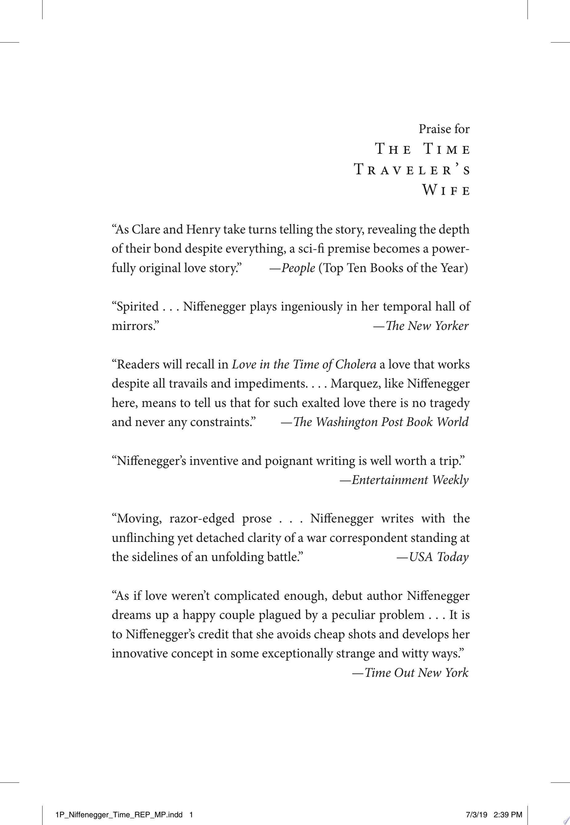 The Time Traveler's Wife