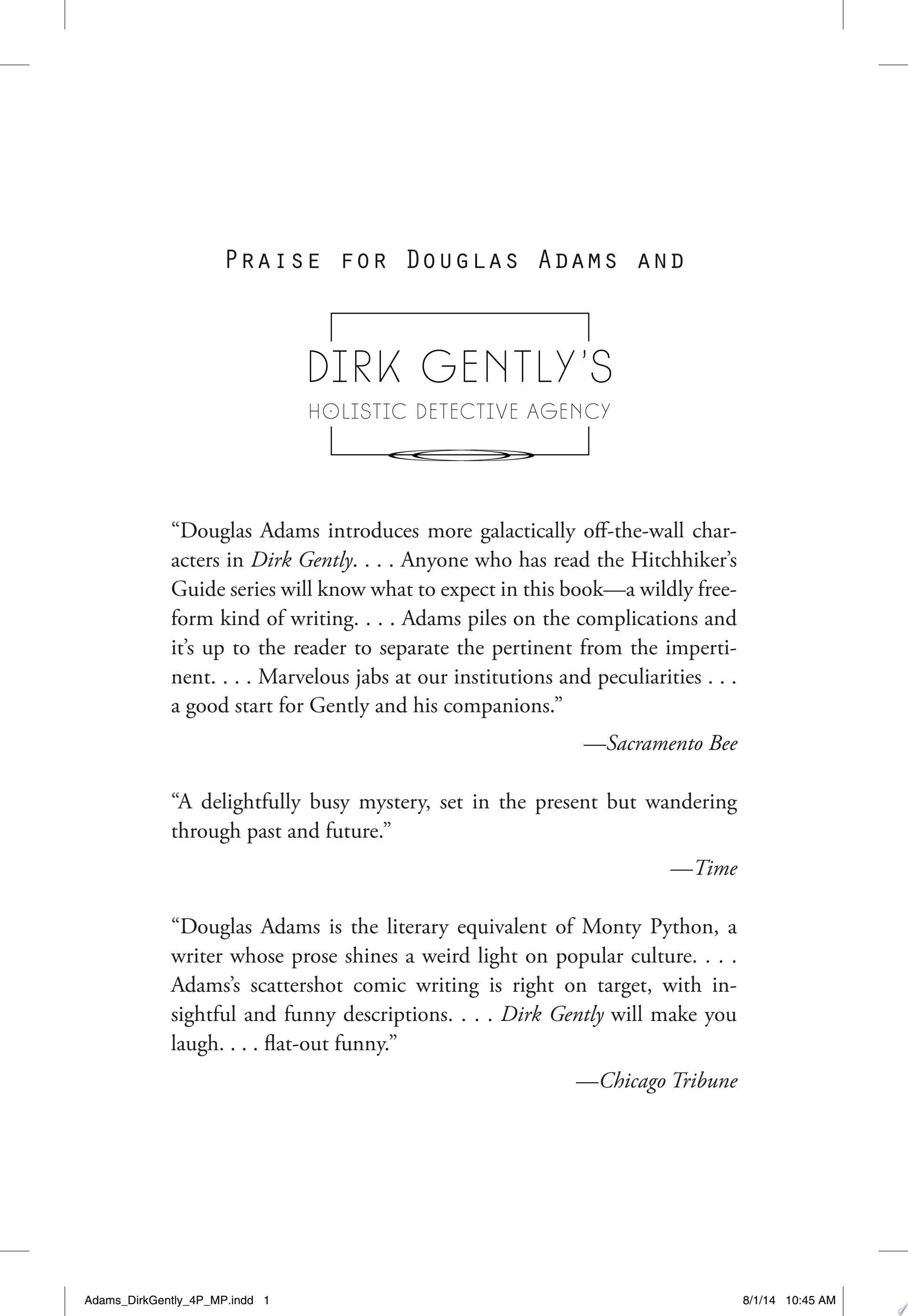 Dirk Gently's Holistic Detective Agency