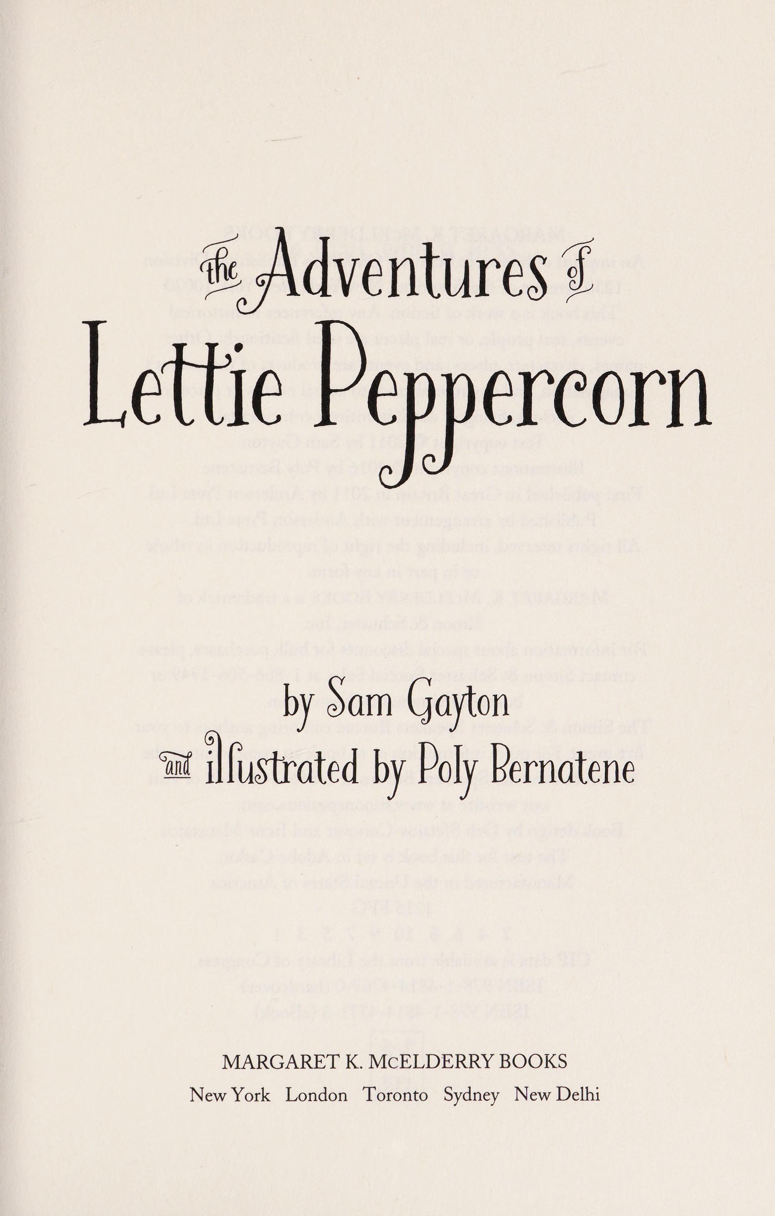 The Adventures of Lettie Peppercorn