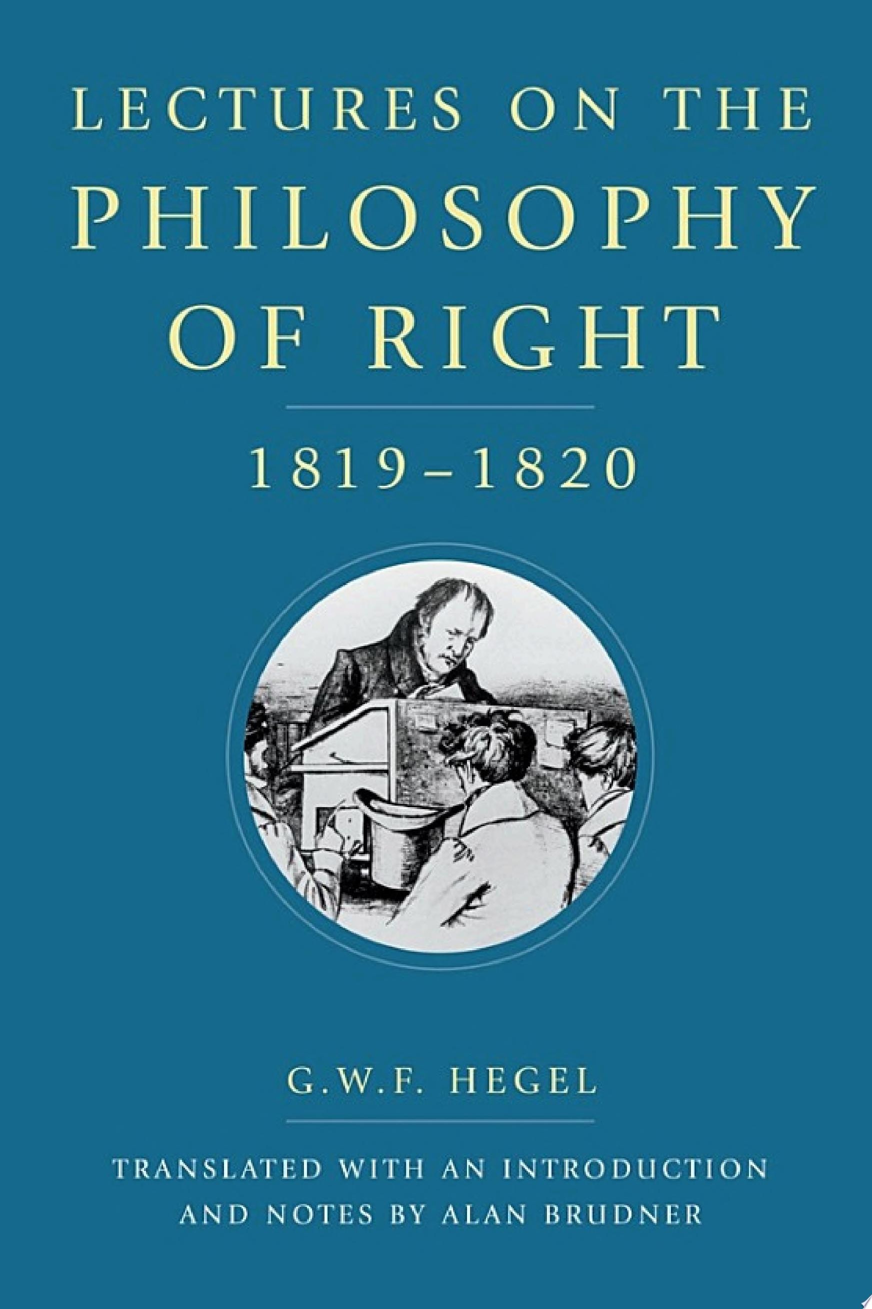 Lectures on the Philosophy of Right, 1819–1820