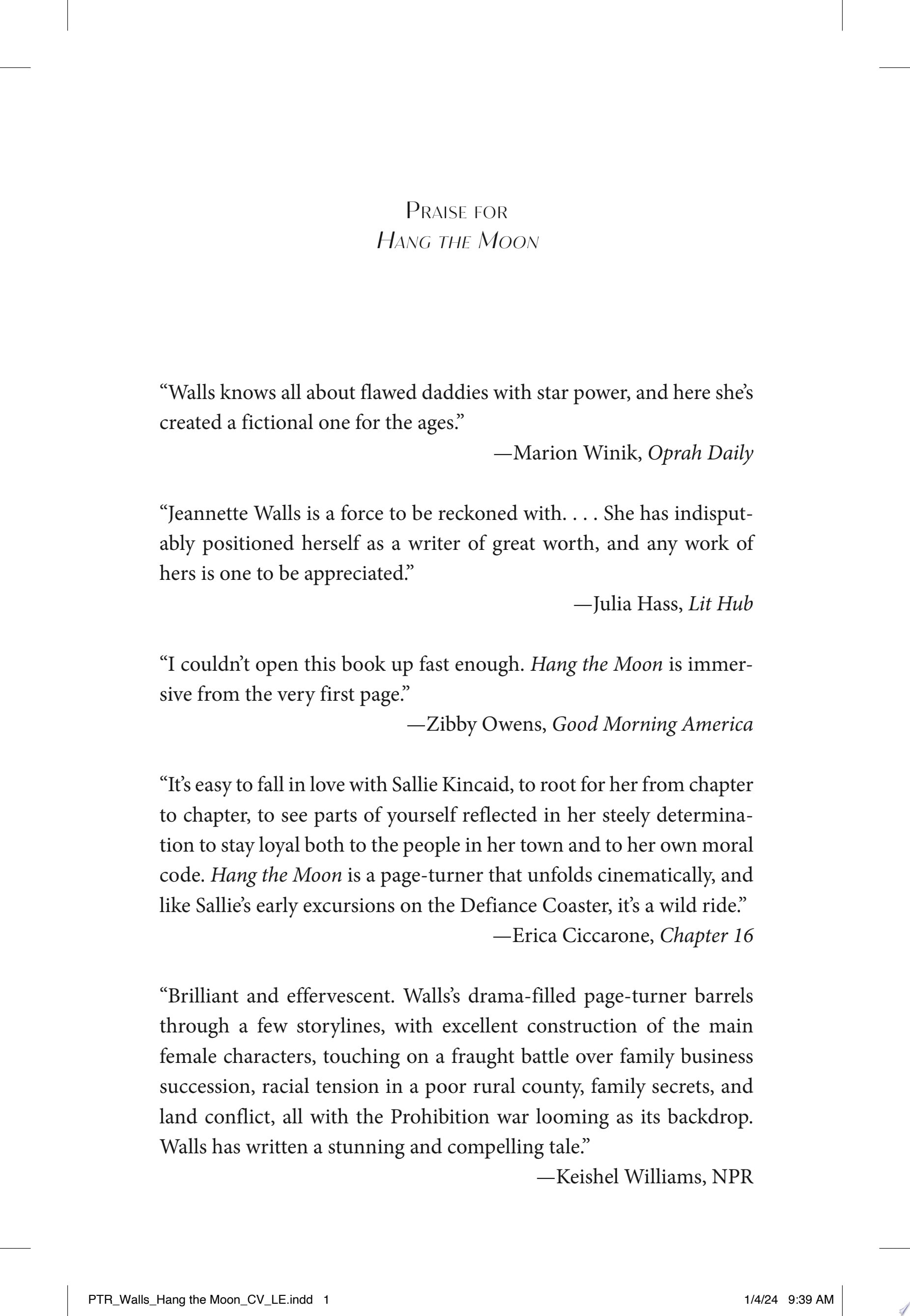 Hang the Moon A Novel