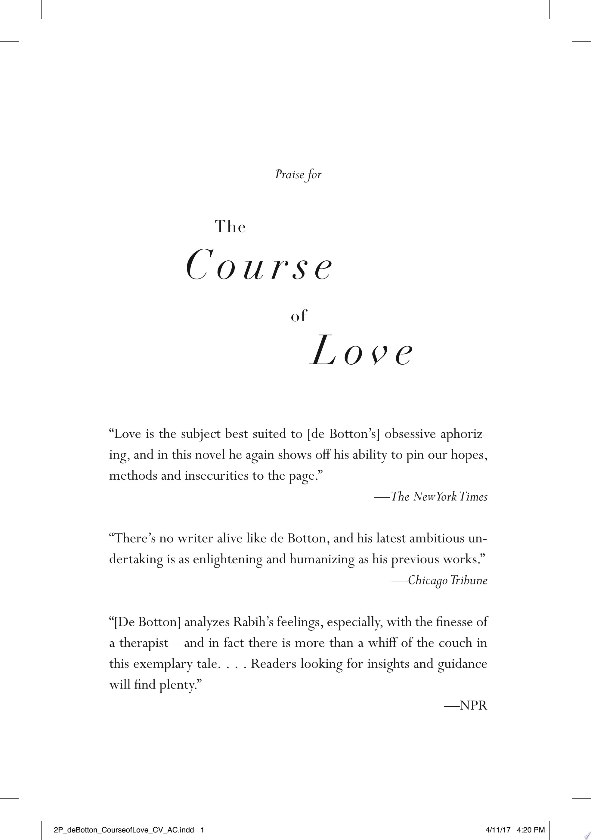 The Course of Love