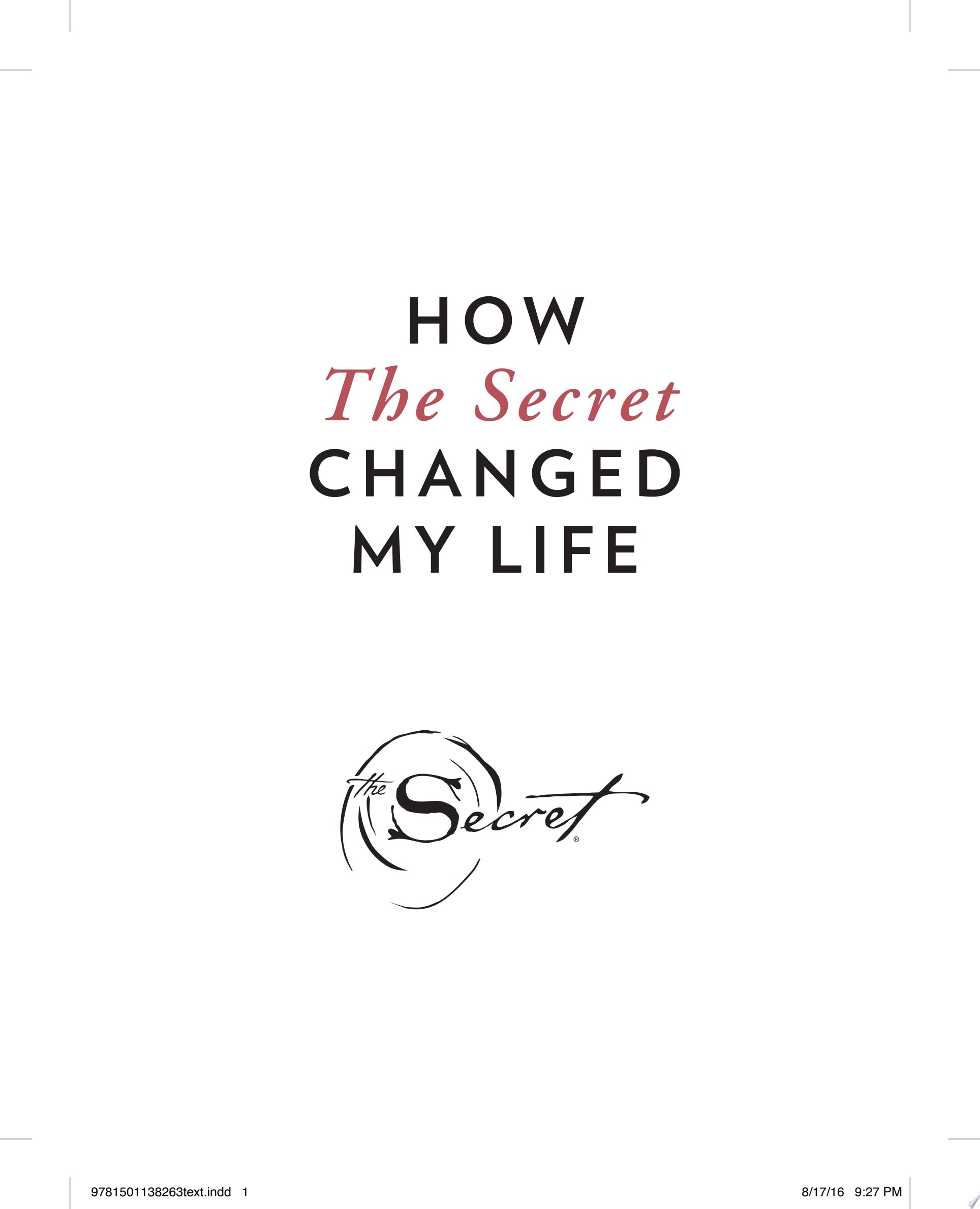 How The Secret Changed My Life Real People. Real Stories