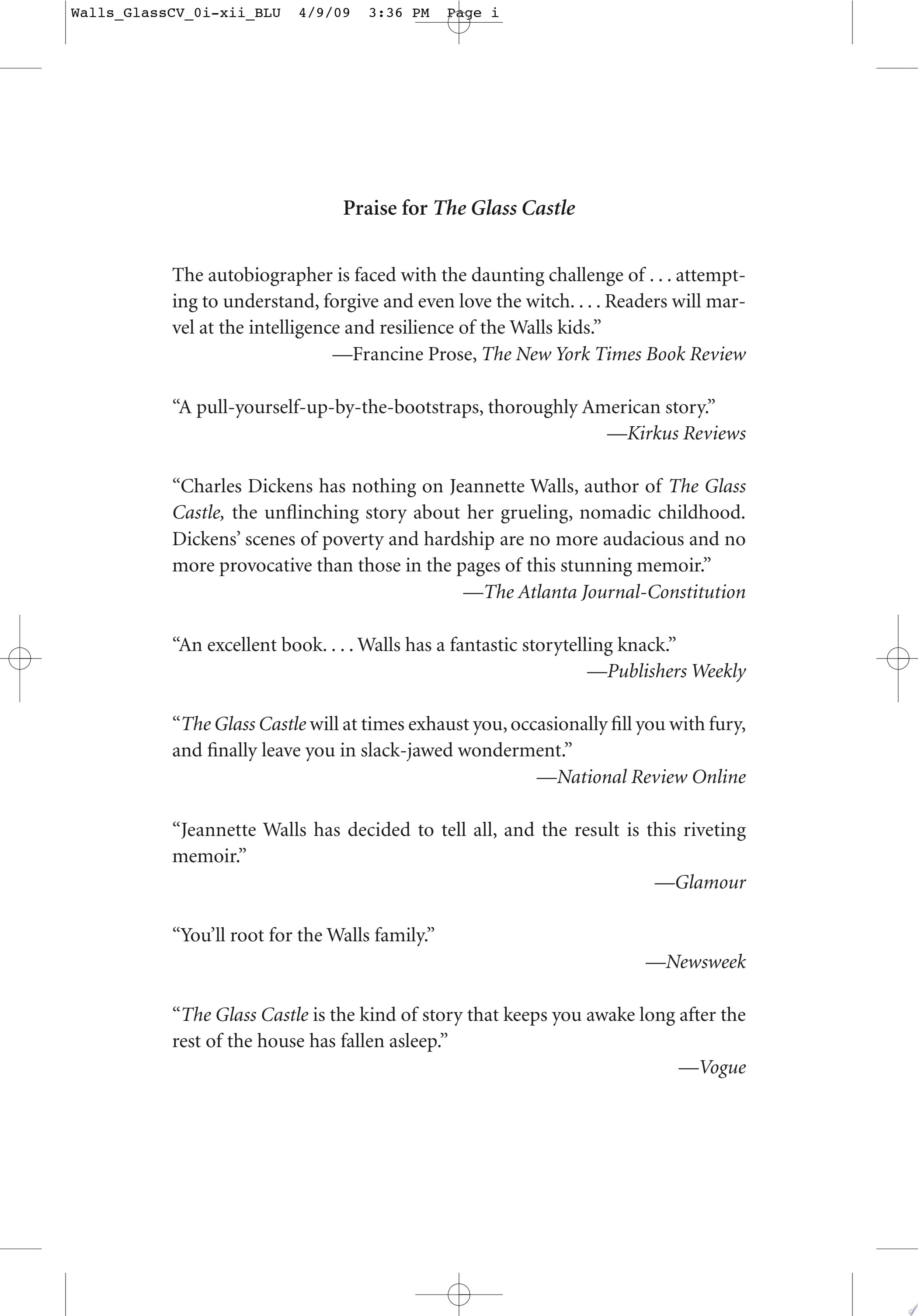 The Glass Castle A Memoir
