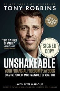 Unshakeable: Your Financial Freedom Playbook SIGNED / AUTOGRAPHED by Tony Robbins (SIGNED EDITION)